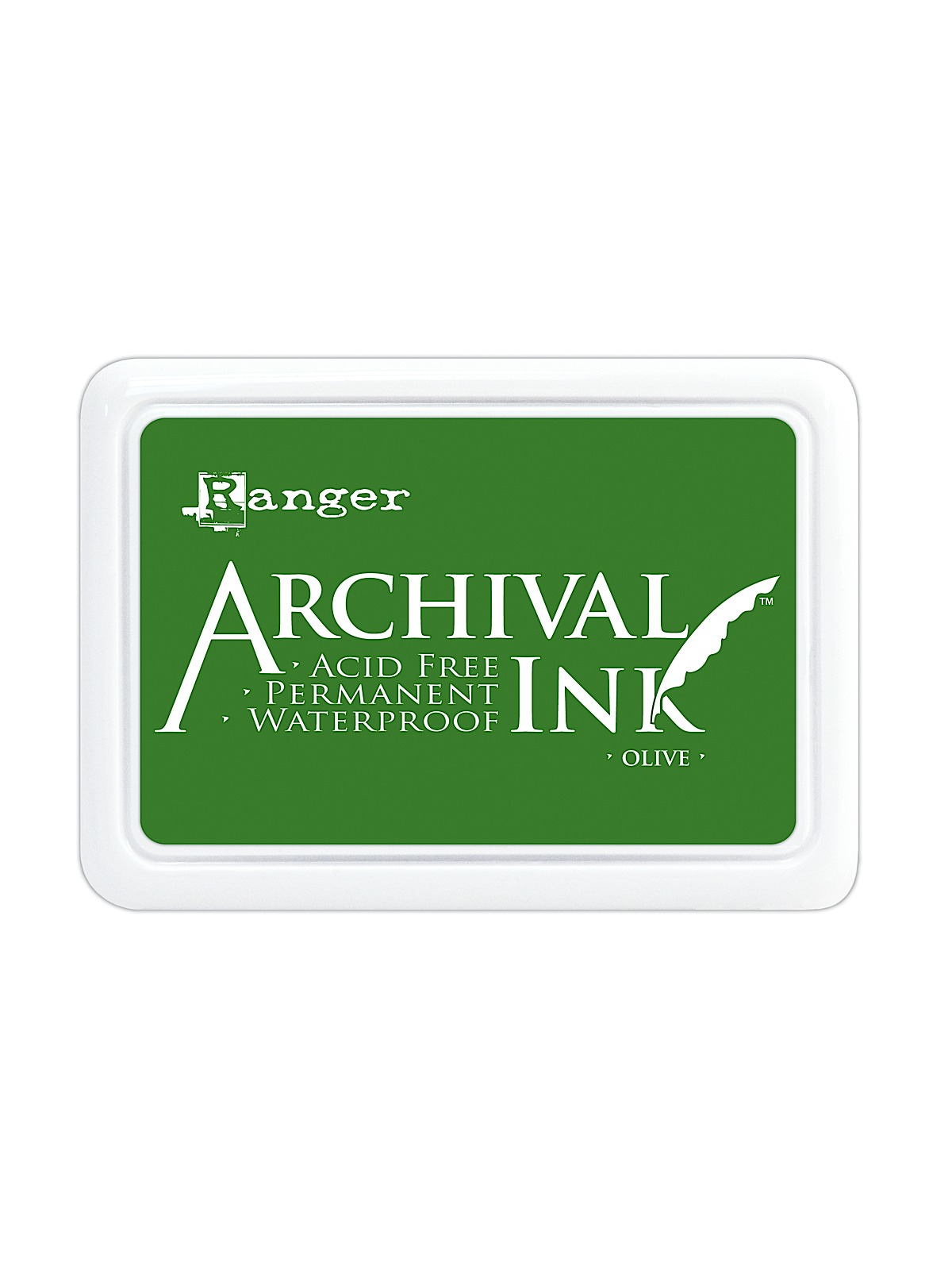 Archival Ink Olive 2 1 2 In. X 3 3 4 In. Pad