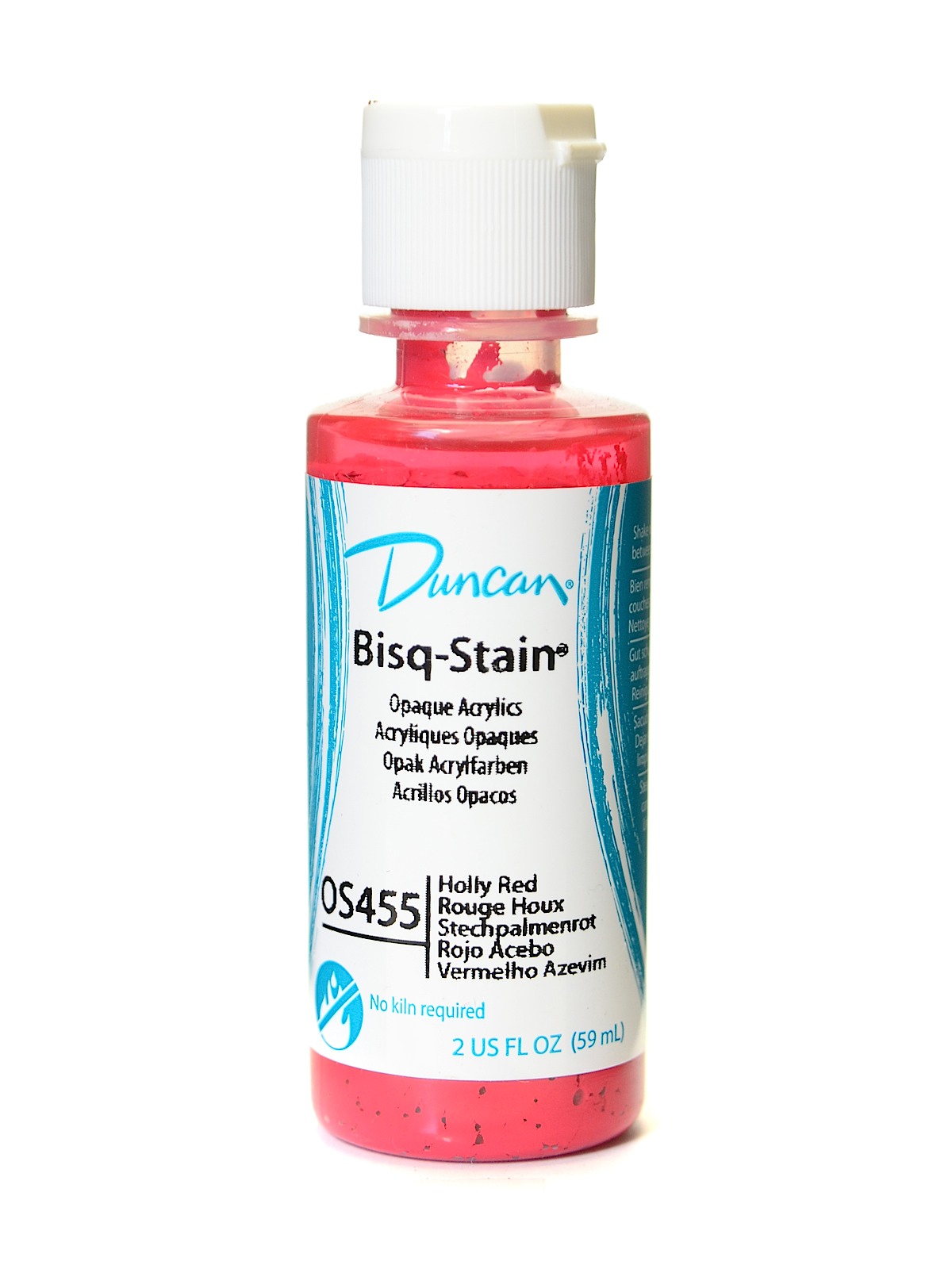Bisq-stain Opaques Holly Red 2 Oz.