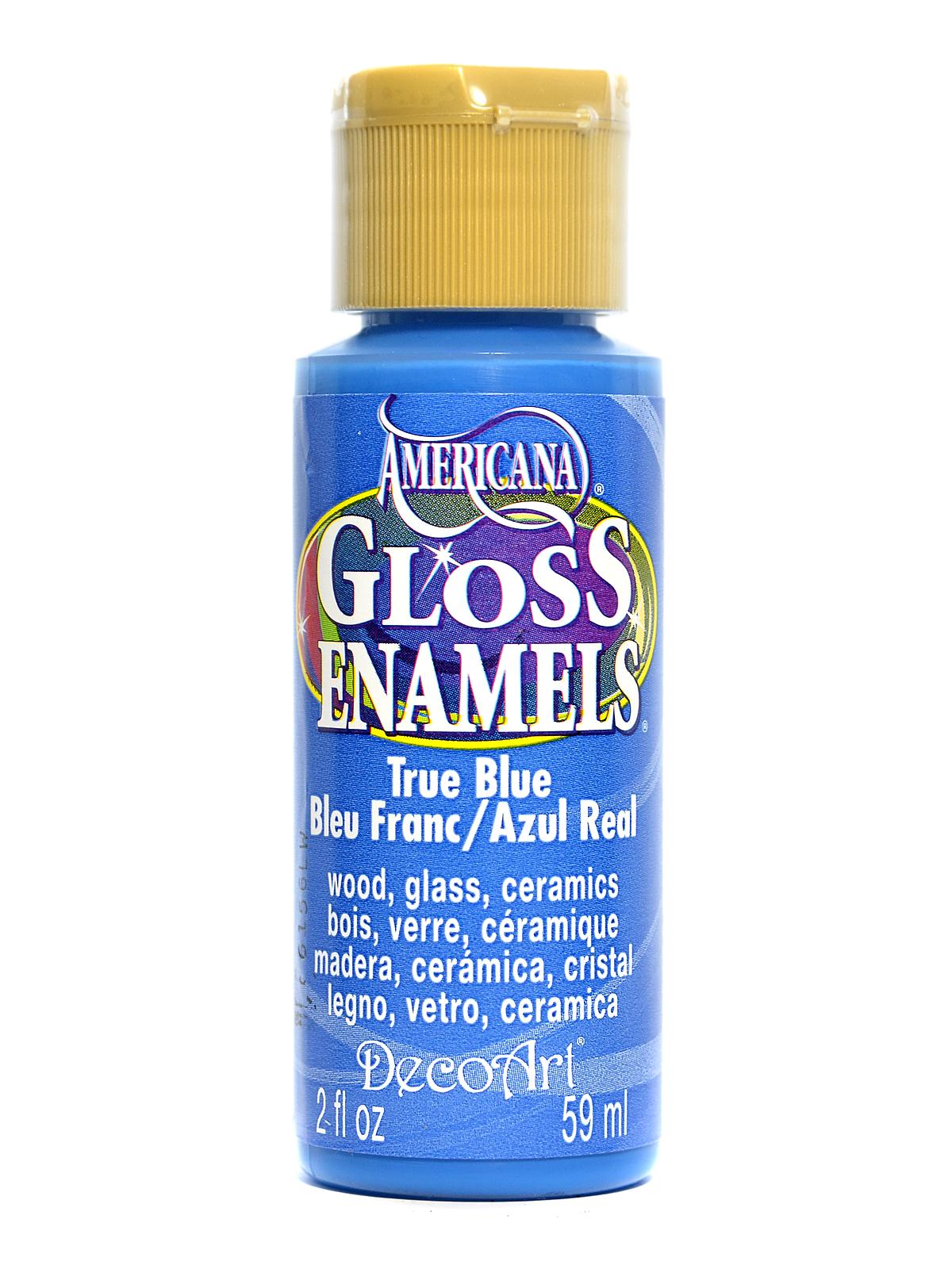 Americana Gloss Enamels true blue 2 oz.
