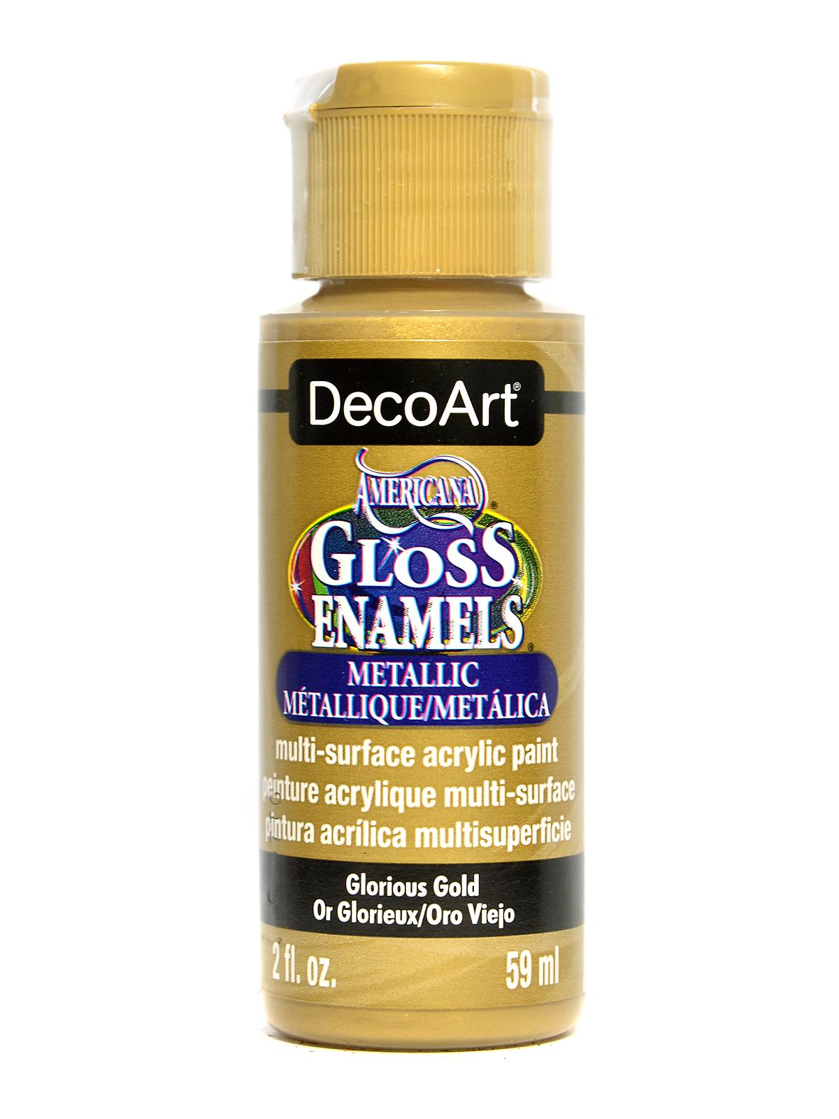 Americana Gloss Enamels glorious gold 2 oz.