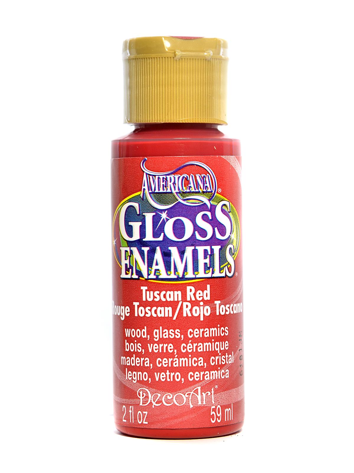 Americana Gloss Enamels Tuscan red 2 oz.