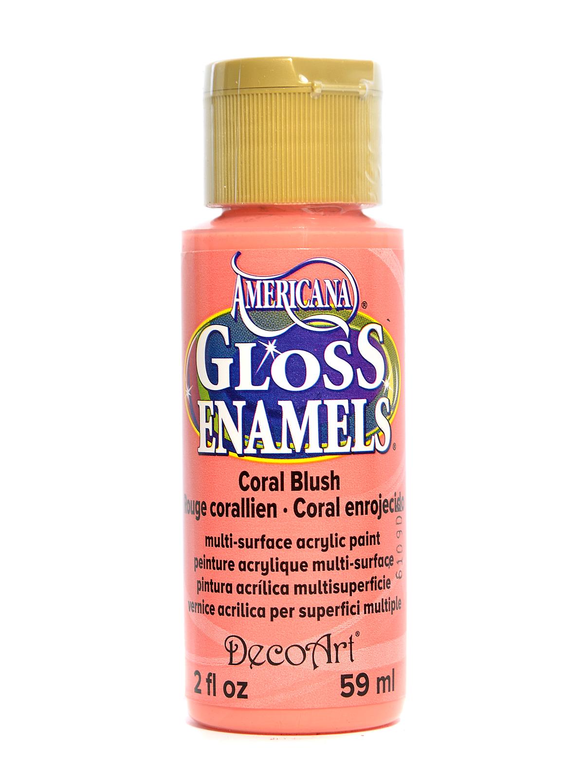 Americana Gloss Enamels coral blush 2 oz.