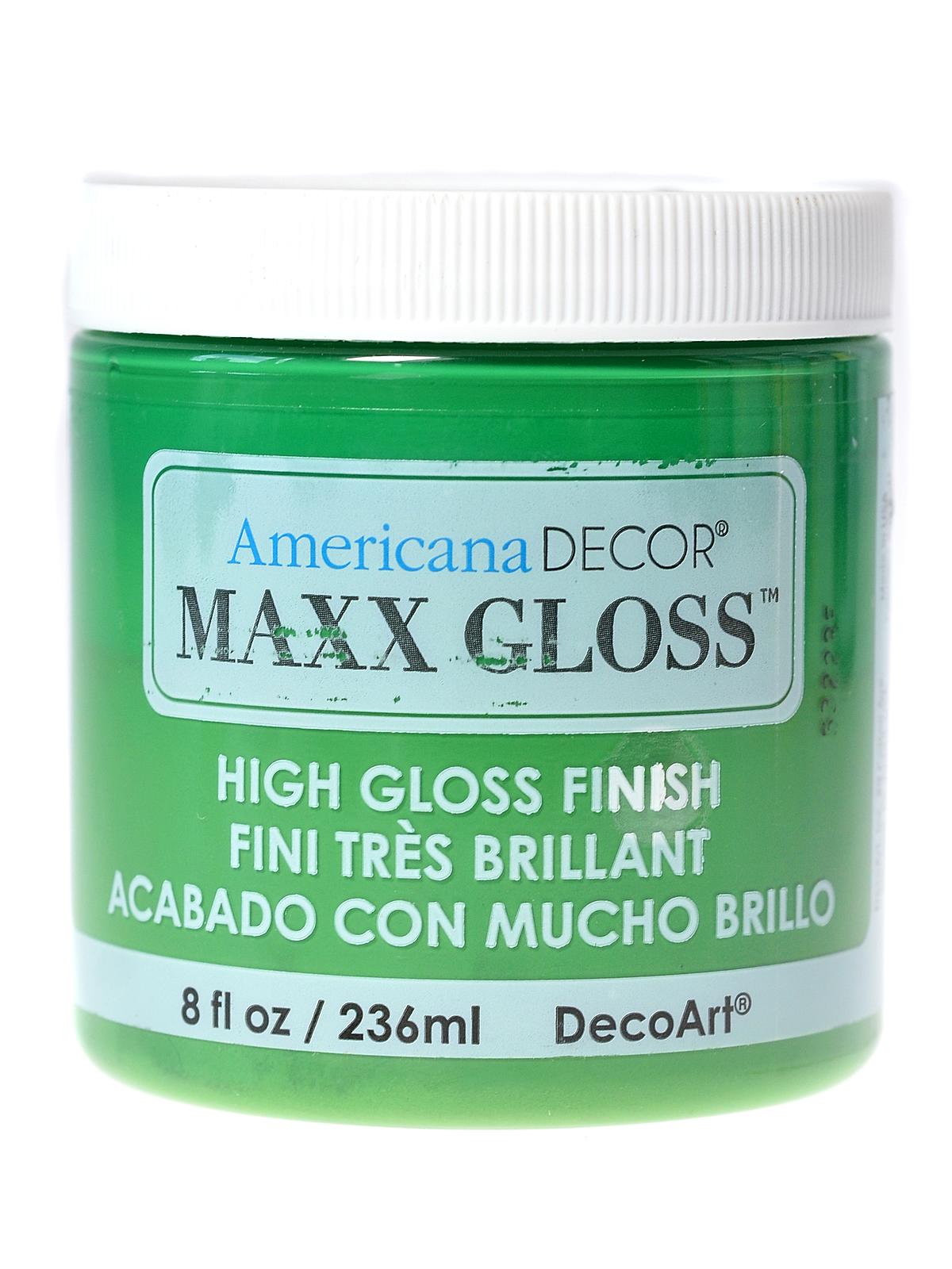 Americana Decor Maxx Gloss Paint Jungle Leaf 8 Oz.