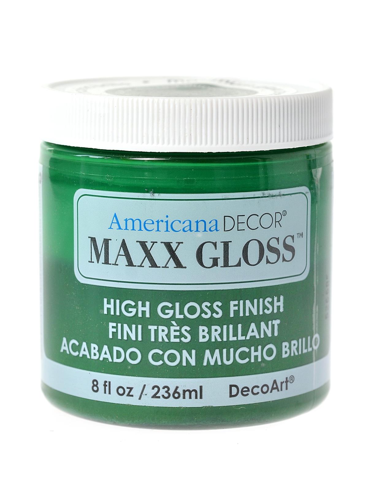 Americana Decor Maxx Gloss Paint Poblano Pepper 8 Oz.