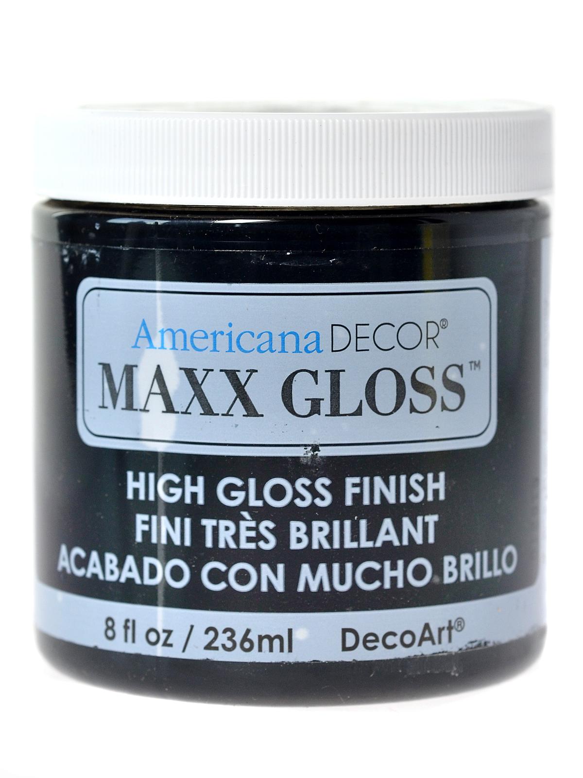 Americana Decor Maxx Gloss Paint Patent Leather 8 Oz.