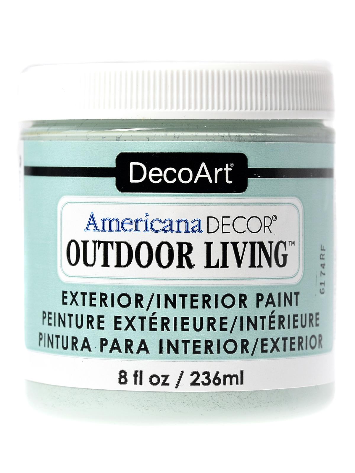 Americana Decor Outdoor Living Paint frosted glass 8 oz.