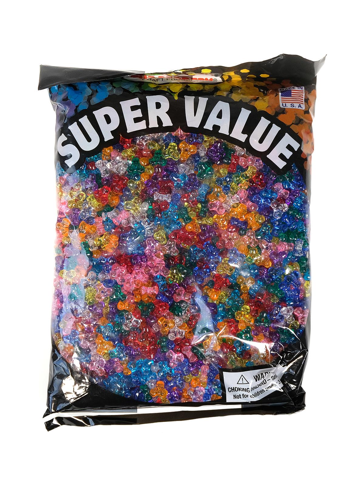 Bead Value Packs multi tri beads 11 mm 1 lb.