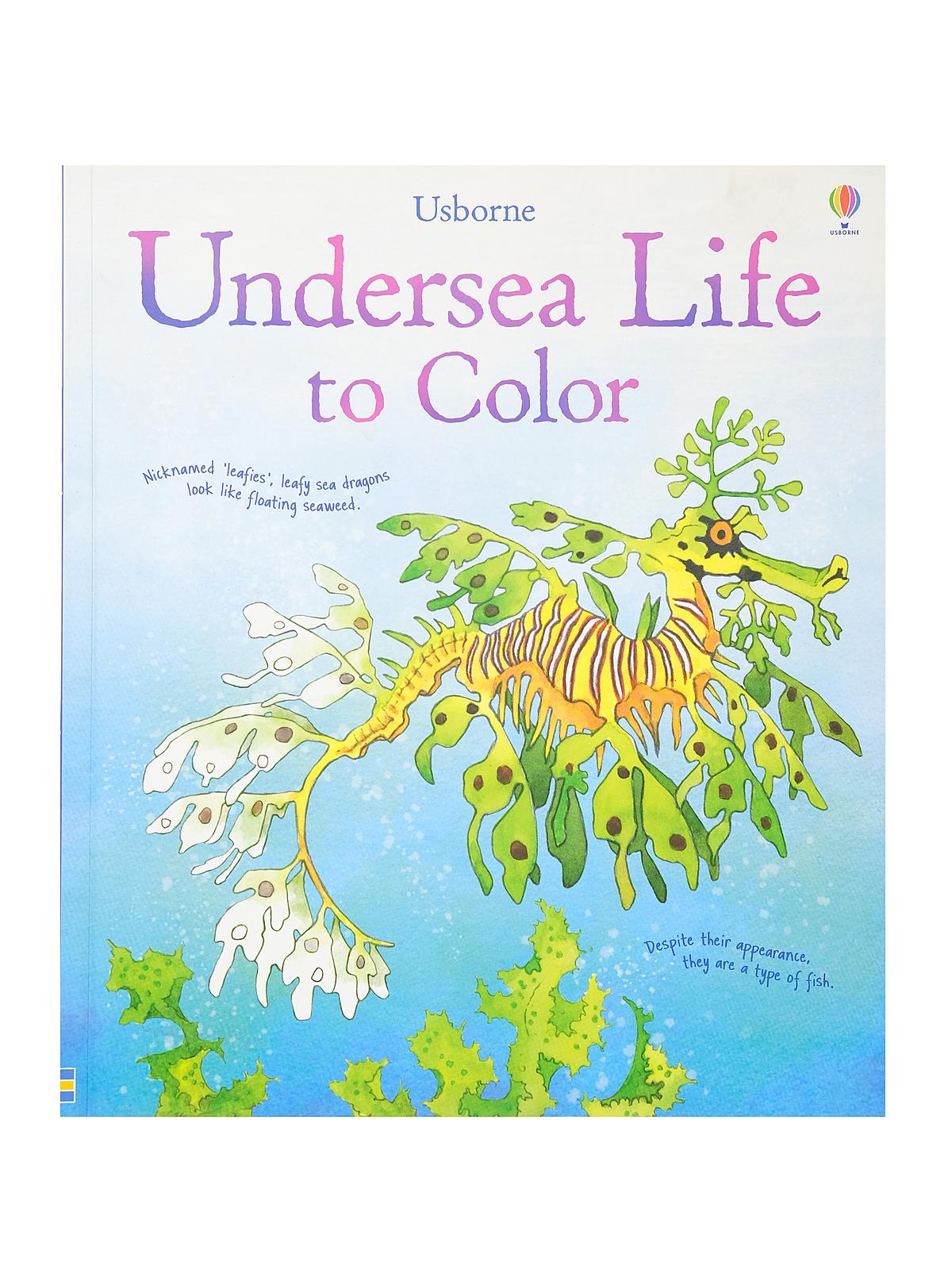 Adult Coloring Books Undersea Life To Color