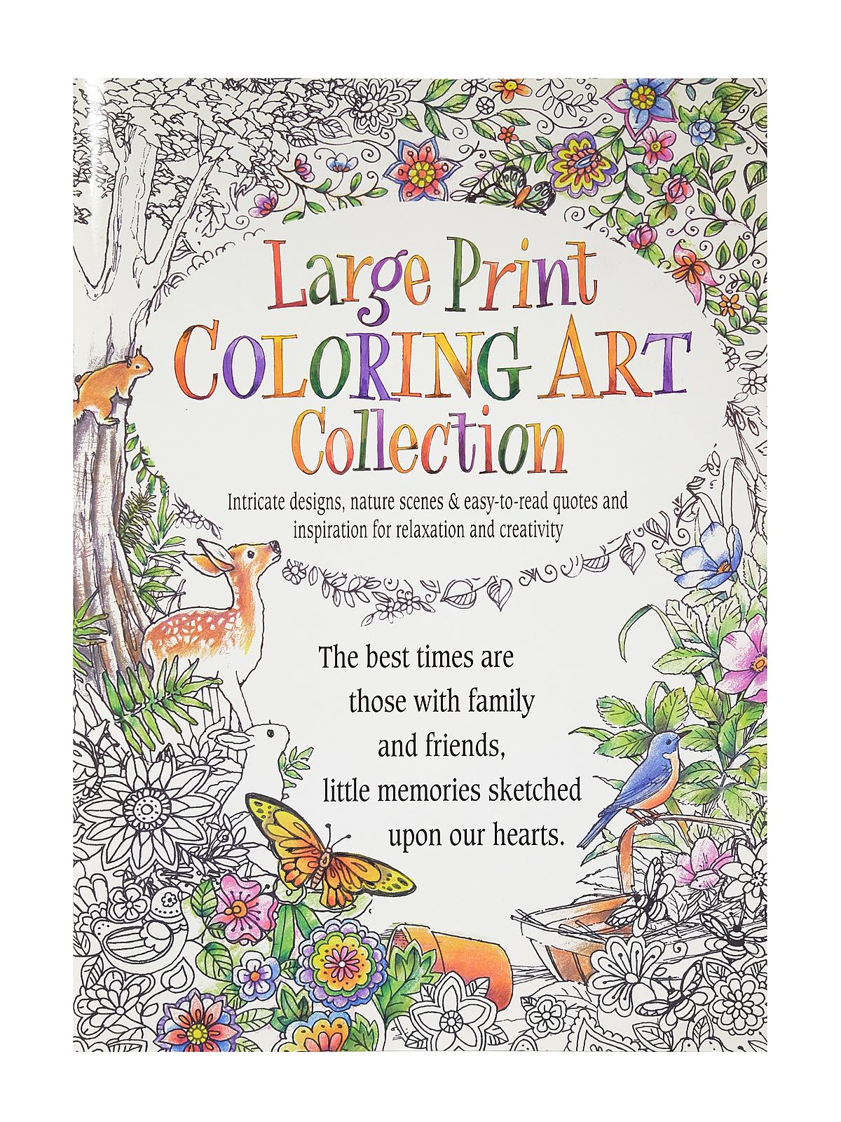 Coloring Art Adult Coloring Books Large Print Collection