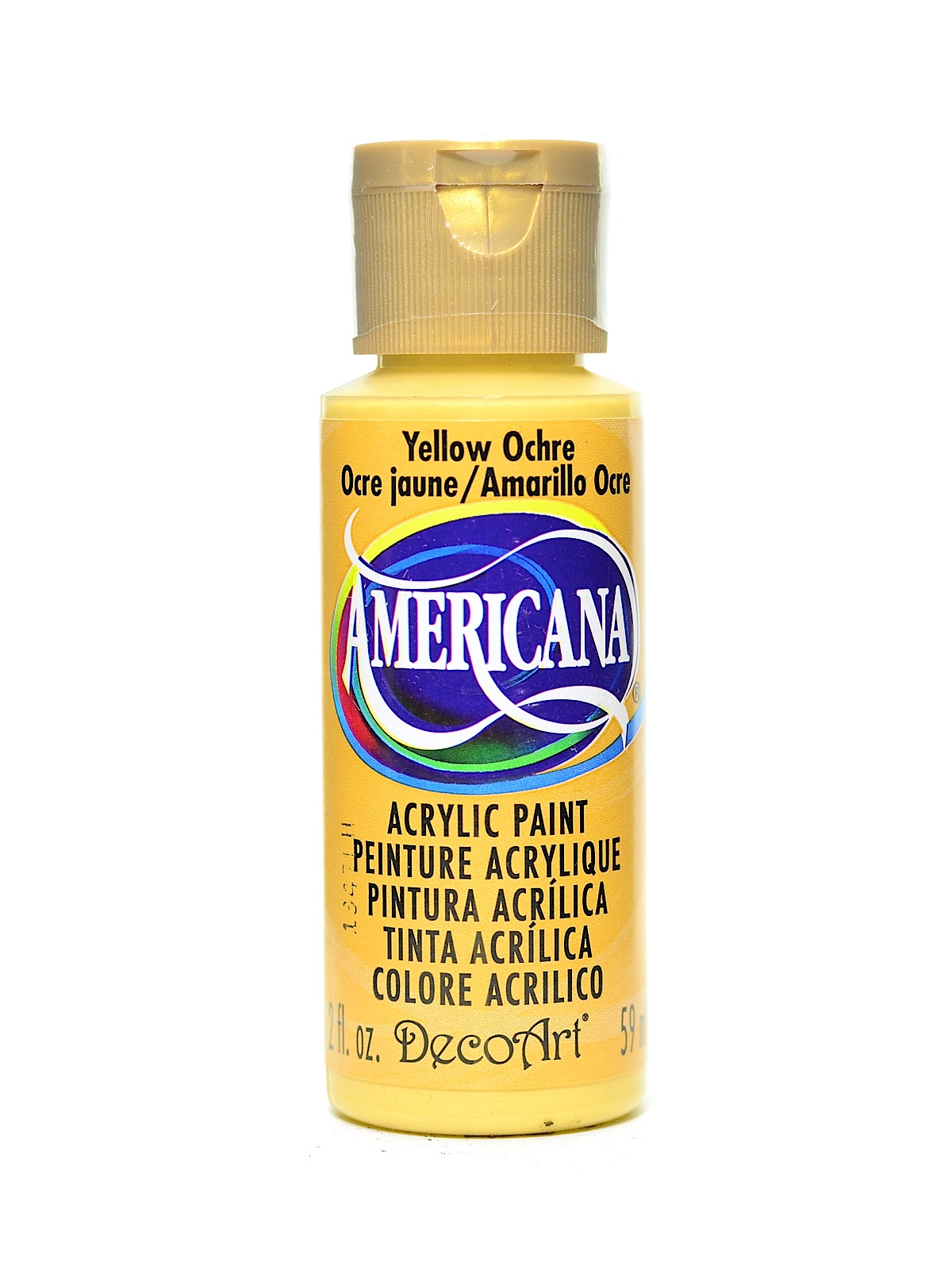 Americana Acrylic Paints yellow ochre 2 oz.