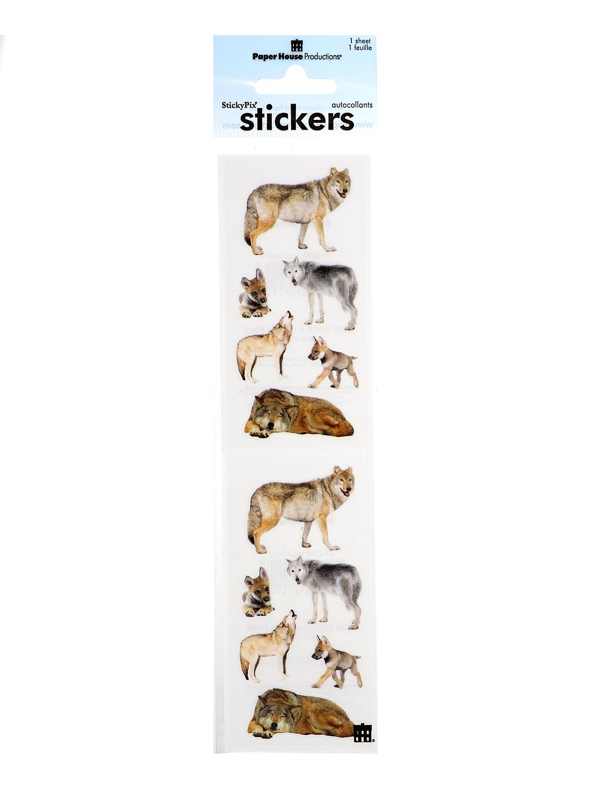 Sticky Pix Stickers wolf pack