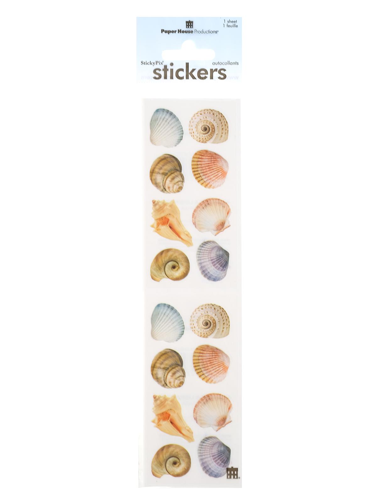 Sticky Pix Stickers sea shells