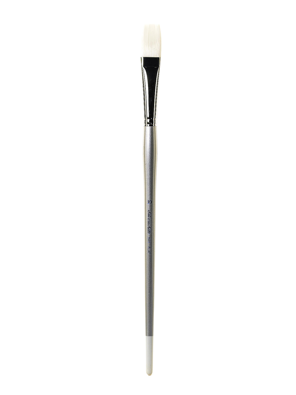 Silverwhite Series Synthetic Brushes Long Handle 10 flat