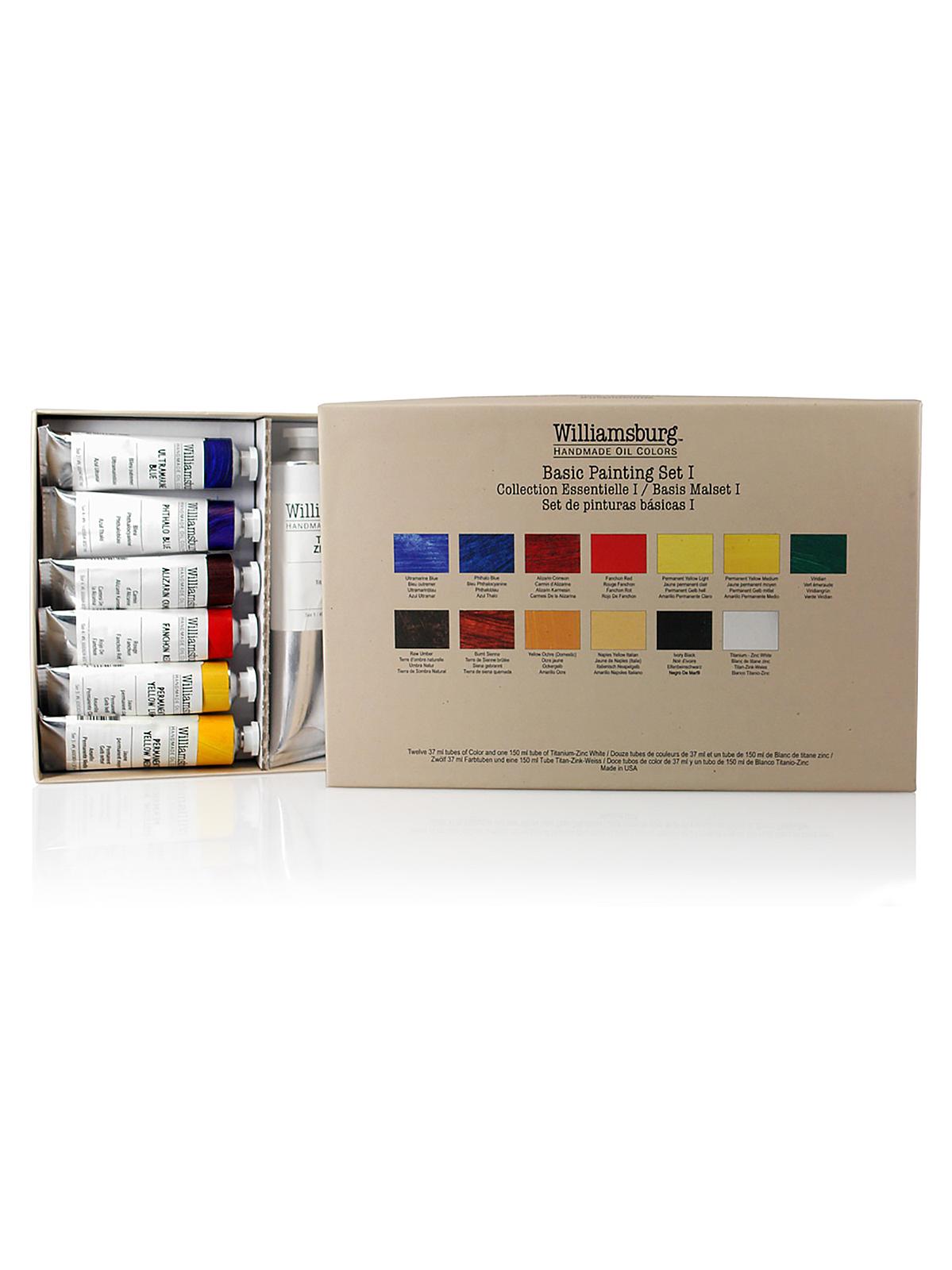 Oil Color Sets basic painting set I set of 13