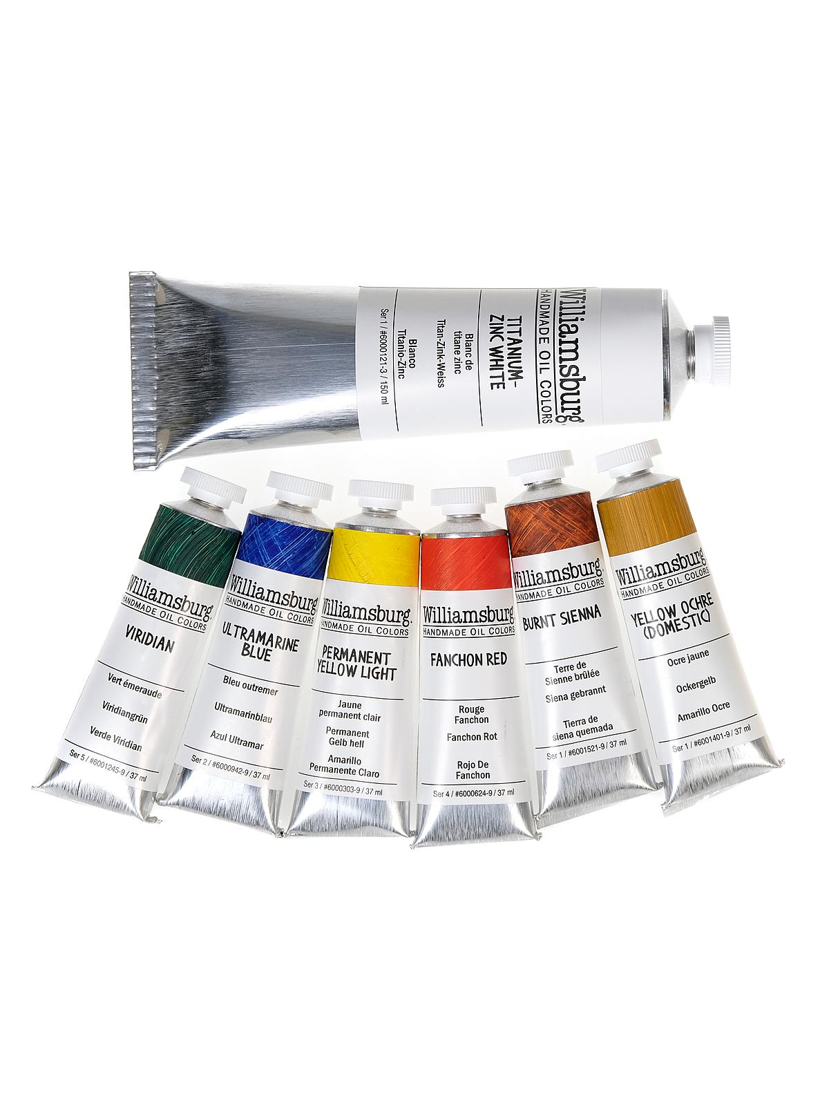 Oil Color Sets basic painting set II set of 7