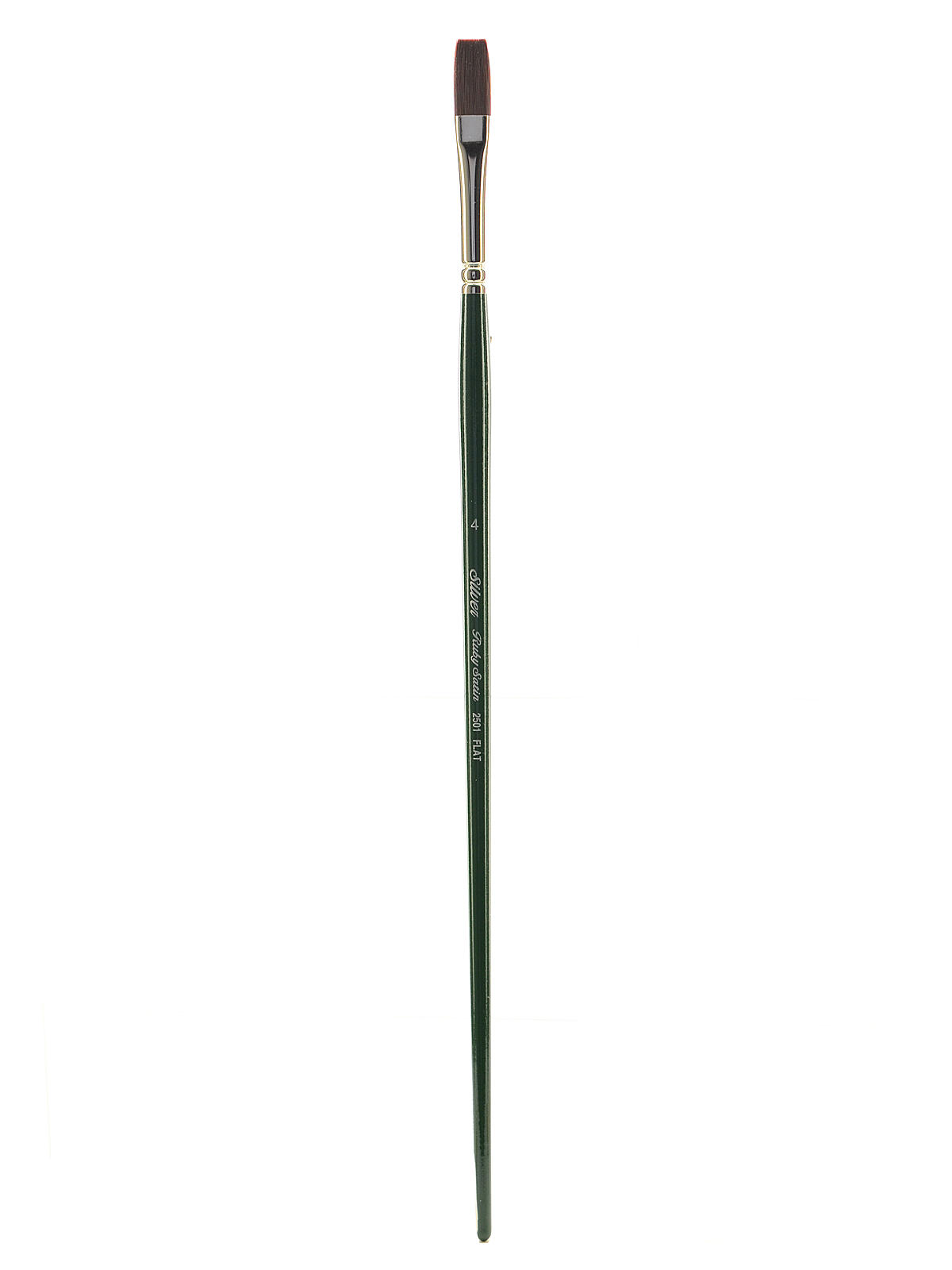 Ruby Satin Series Synthetic Brushes Long Handle 4 flat 2501
