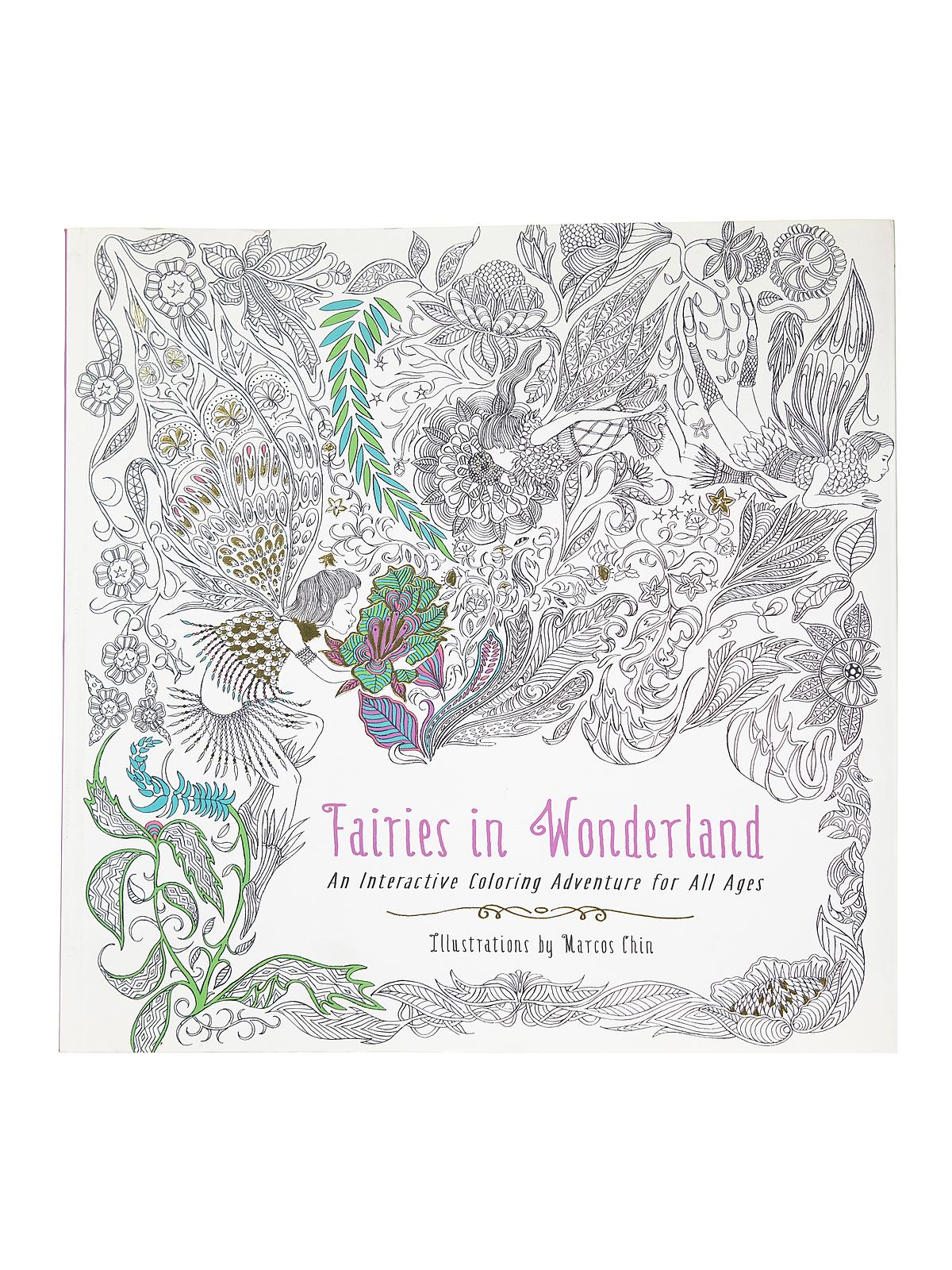 Fairies In Wonderland Coloring Book