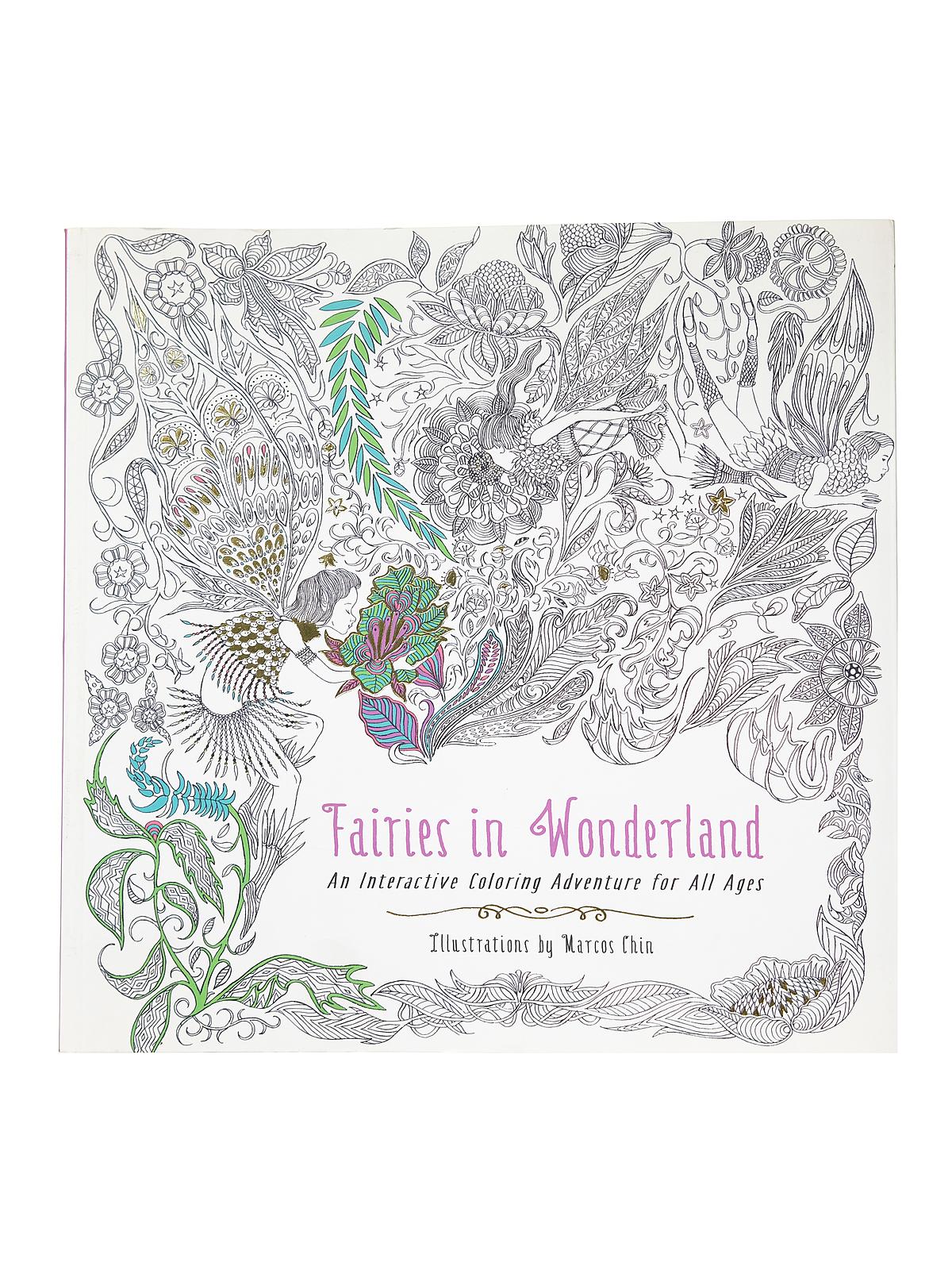 Fairies in Wonderland coloring book