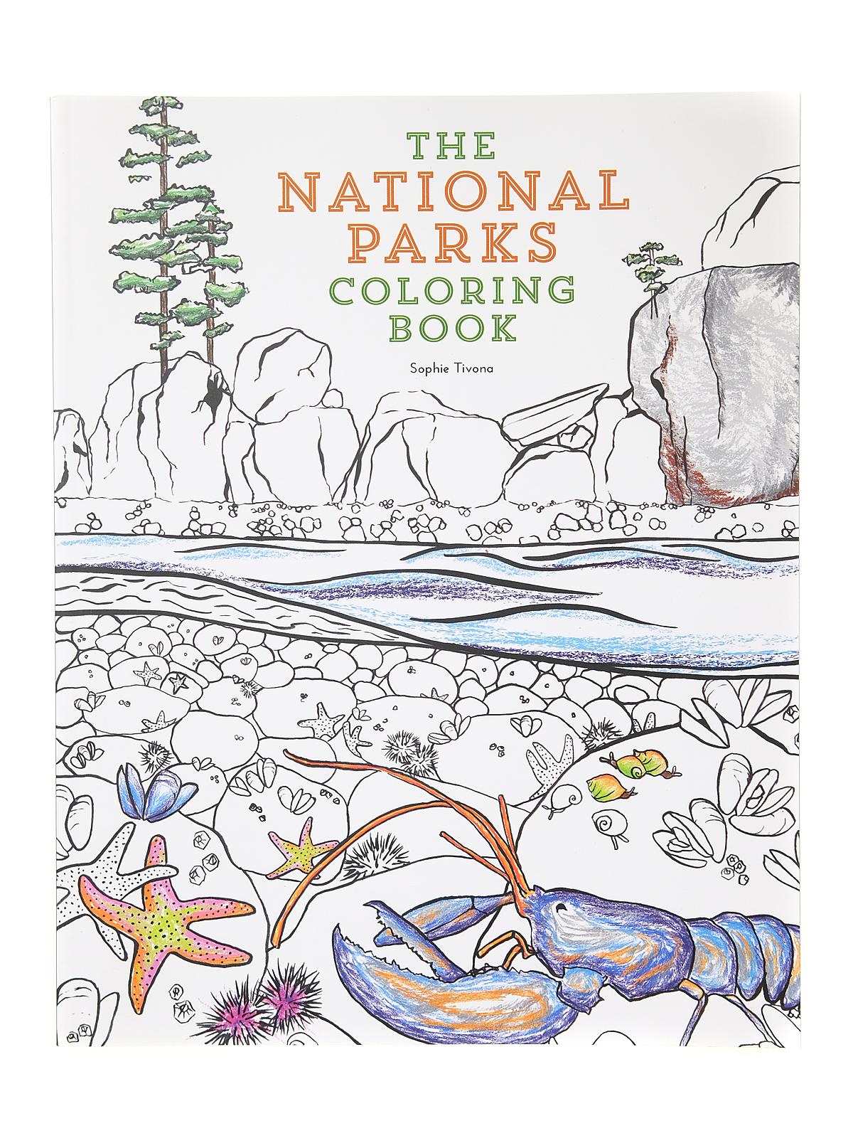 The National Parks Coloring Book Each