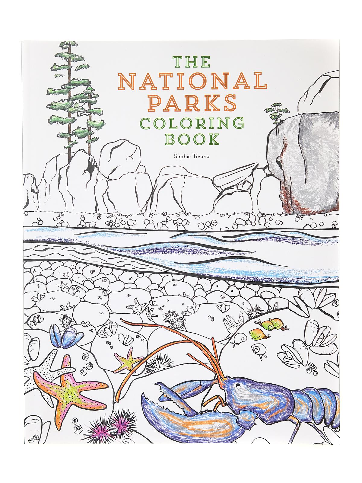 The National Parks Coloring Book each