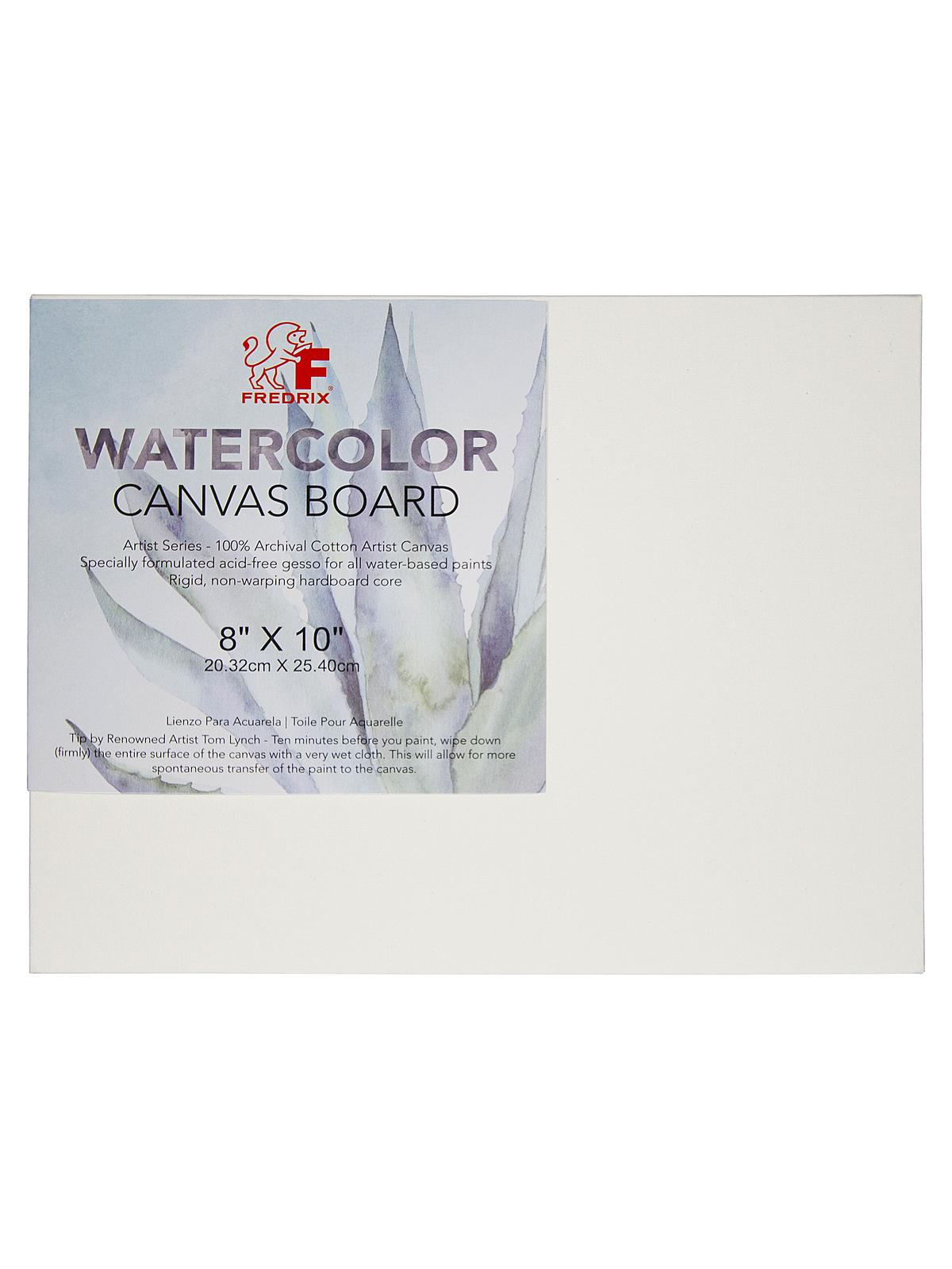 Archival Watercolor Canvas Board 8 in. x 10 in. each