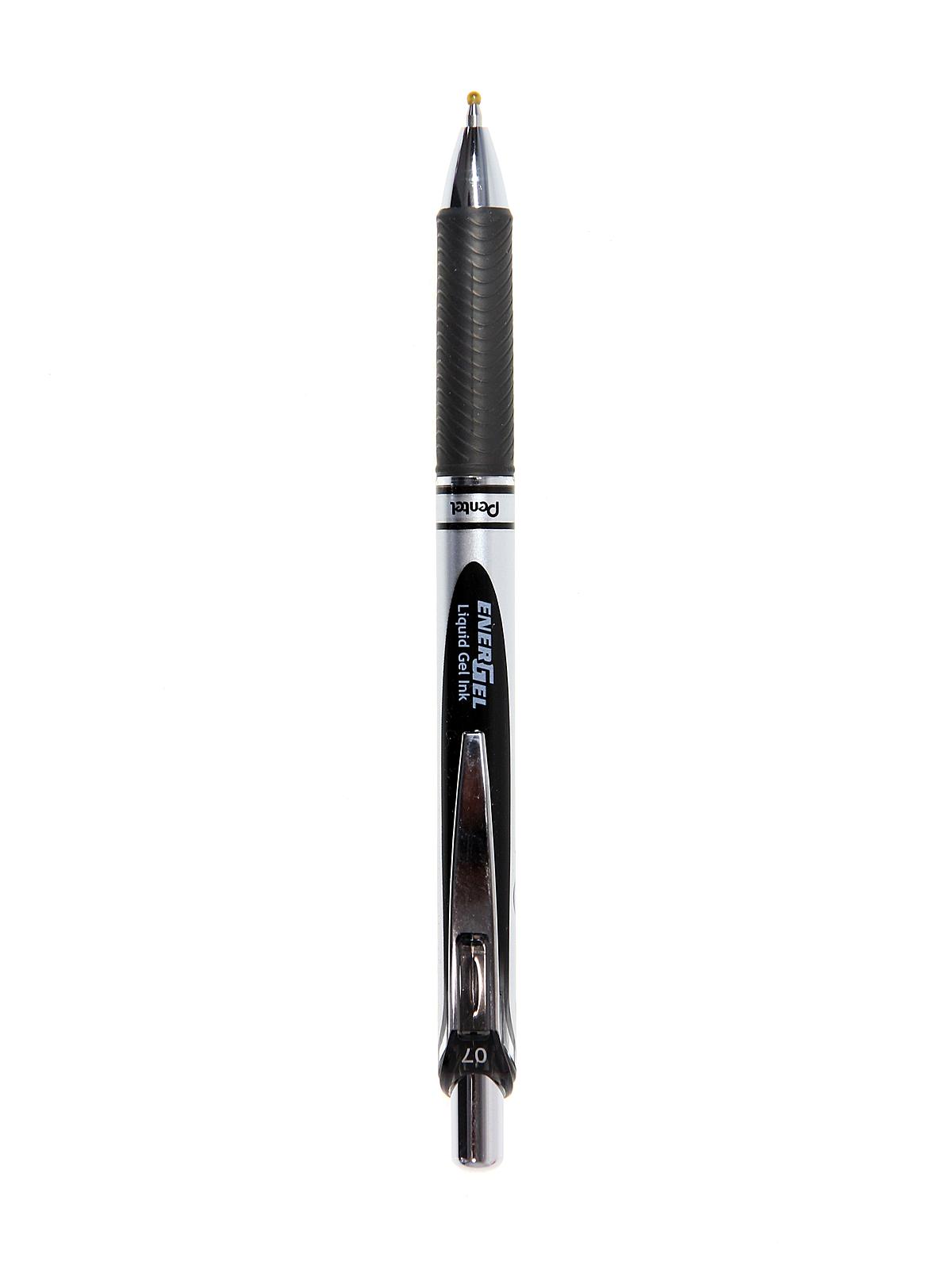 EnerGel RTX Retractable Liquid Gel Pen black 0.7mm each