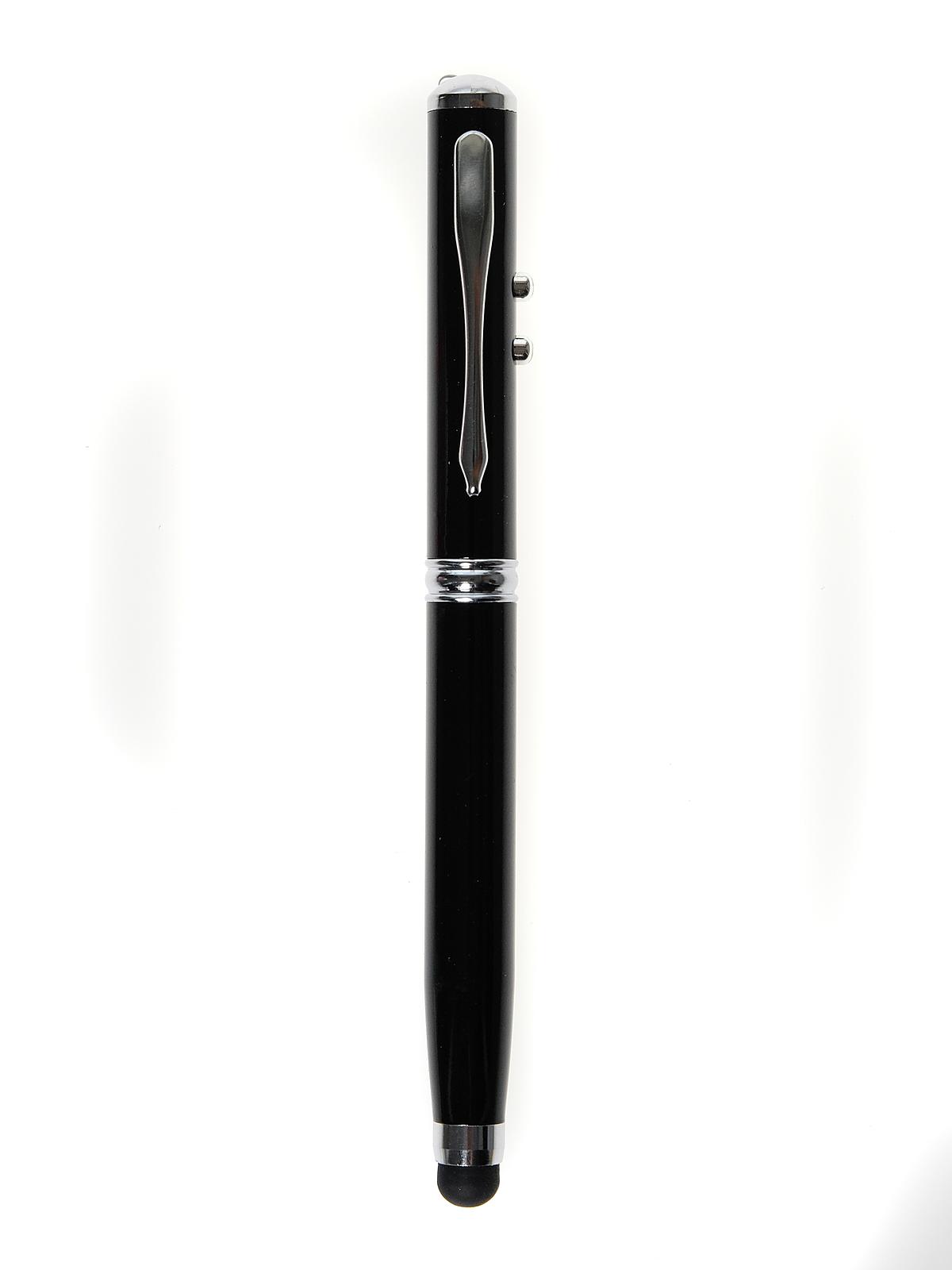 4-In-1 Stylus Laser Pen black