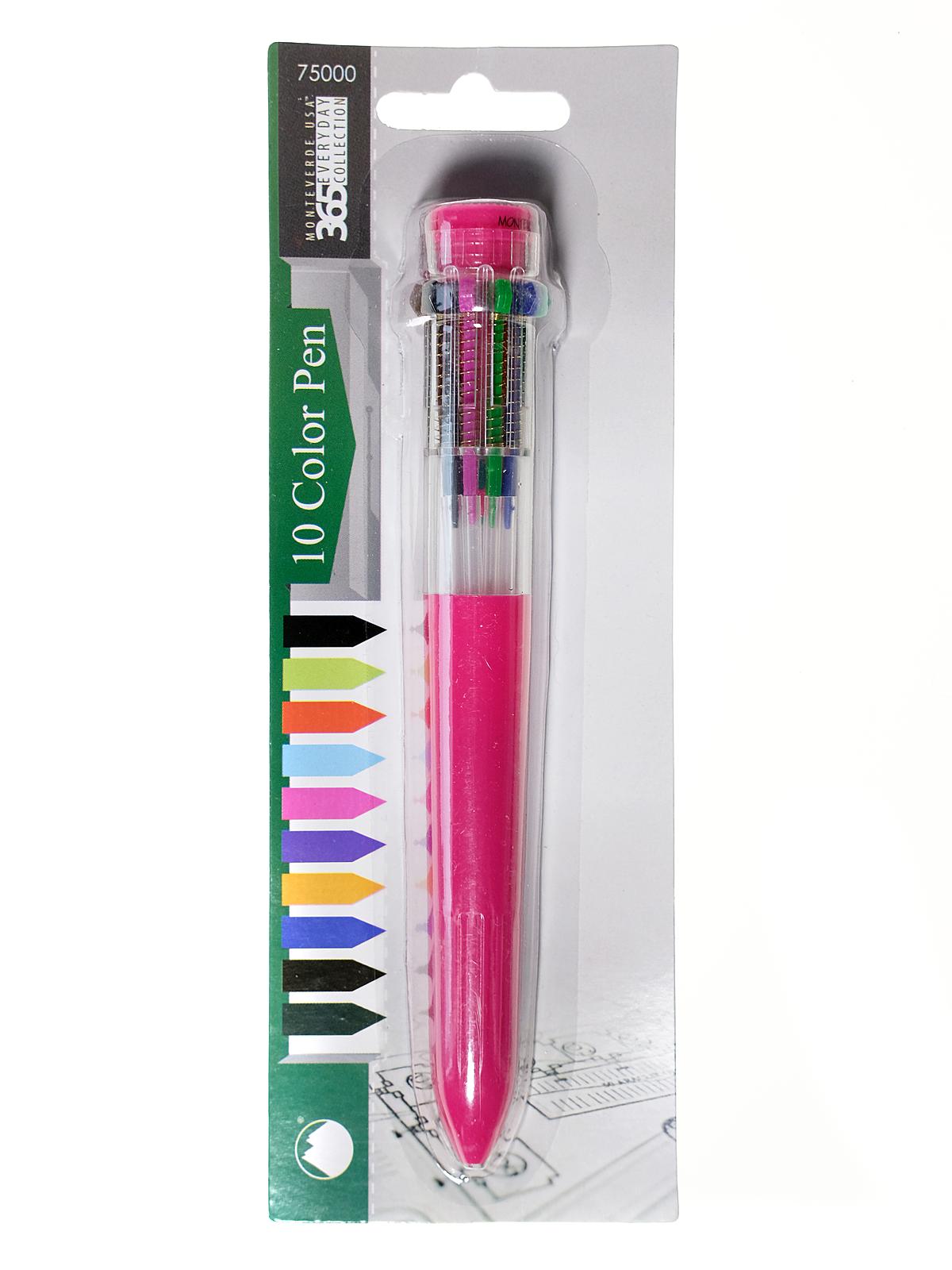 10-Color Ballpoint Pen pink