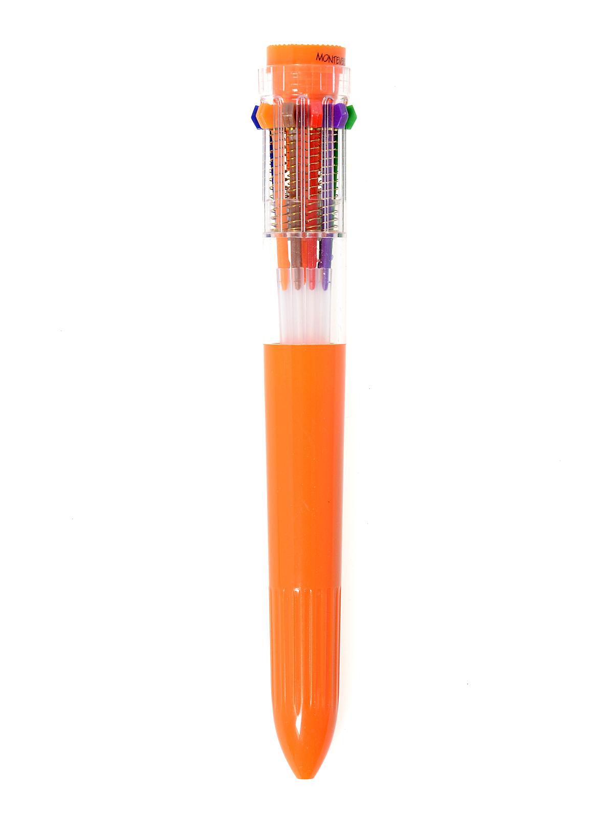 10-Color Ballpoint Pen Orange