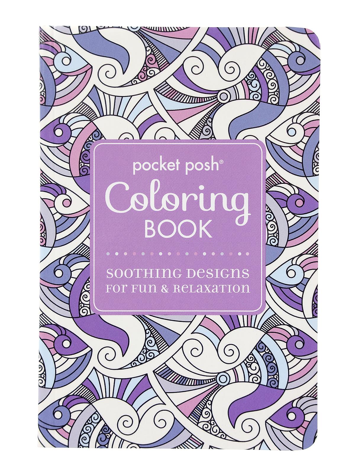 Pocket Posh Coloring Books Soothing Designs