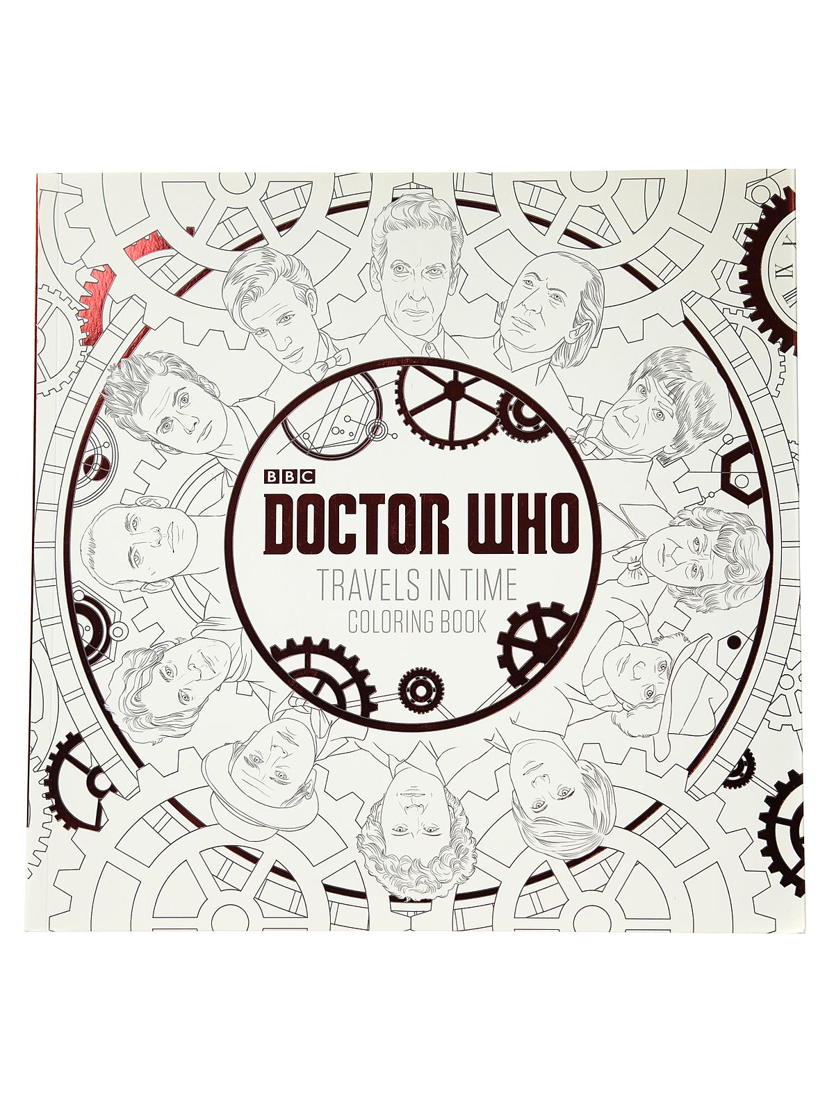 Doctor Who Travels In Time Coloring Book Each