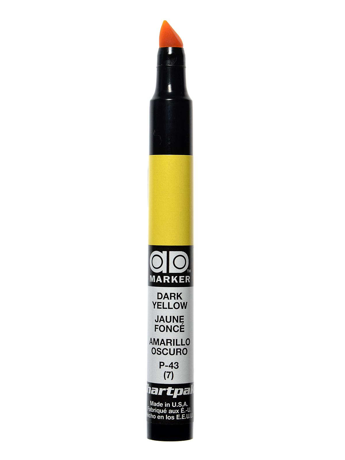 AD Markers dark yellow tri-nib