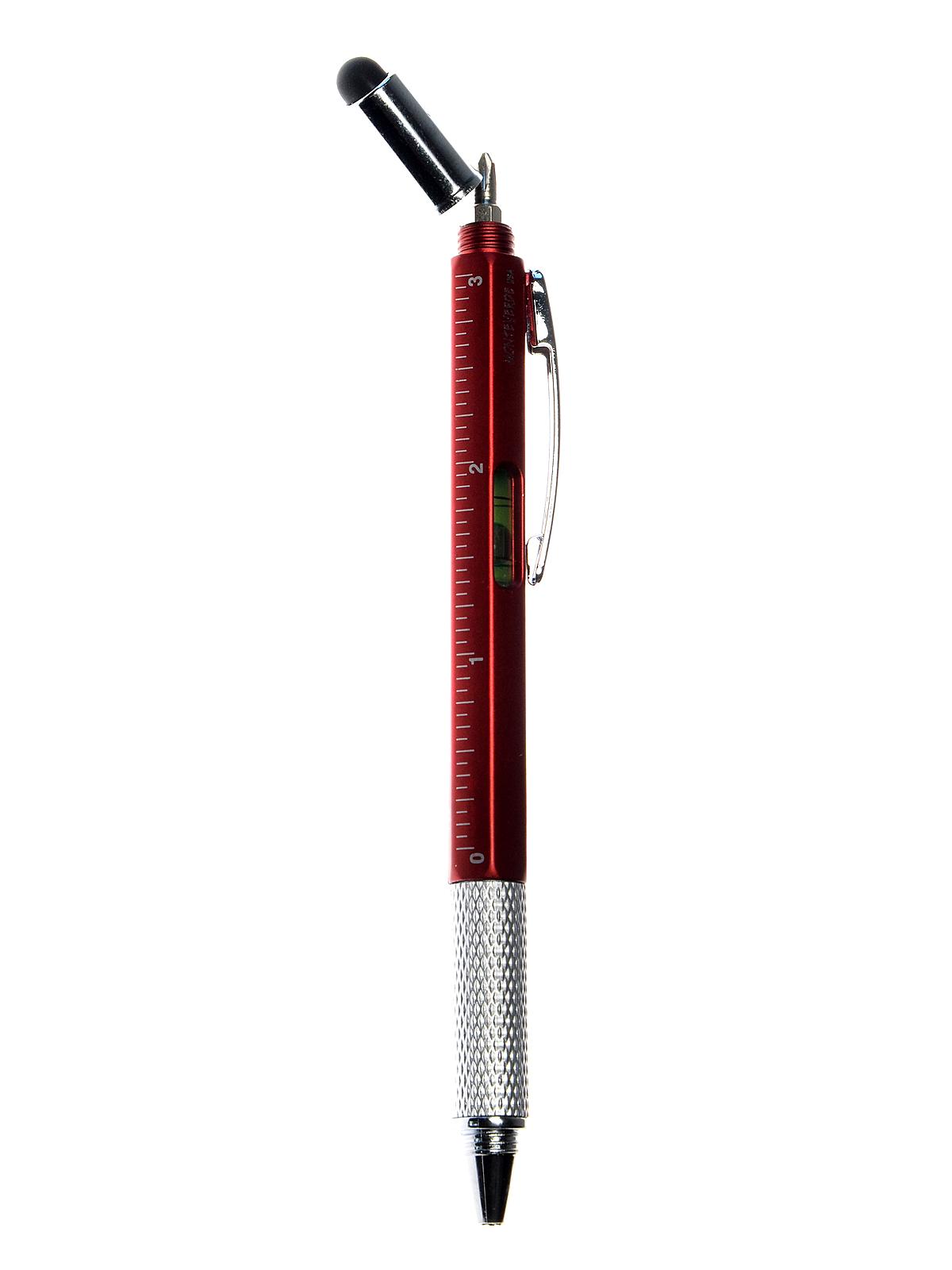 7-Function Tool Pen red