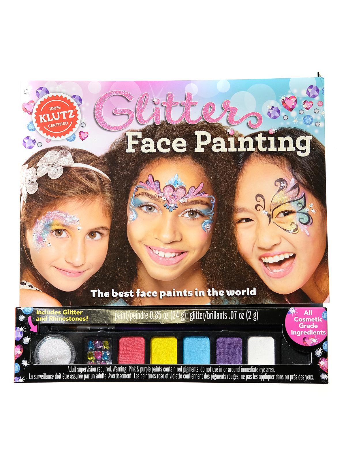 Glitter Face Painting each