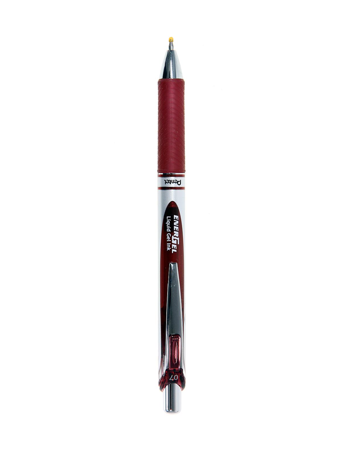 EnerGel RTX Retractable Liquid Gel Pen burgundy 0.7 mm each