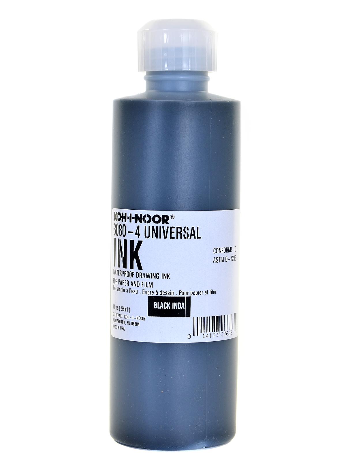 Technical Inks Universal Drawing Ink Black 8 Oz.