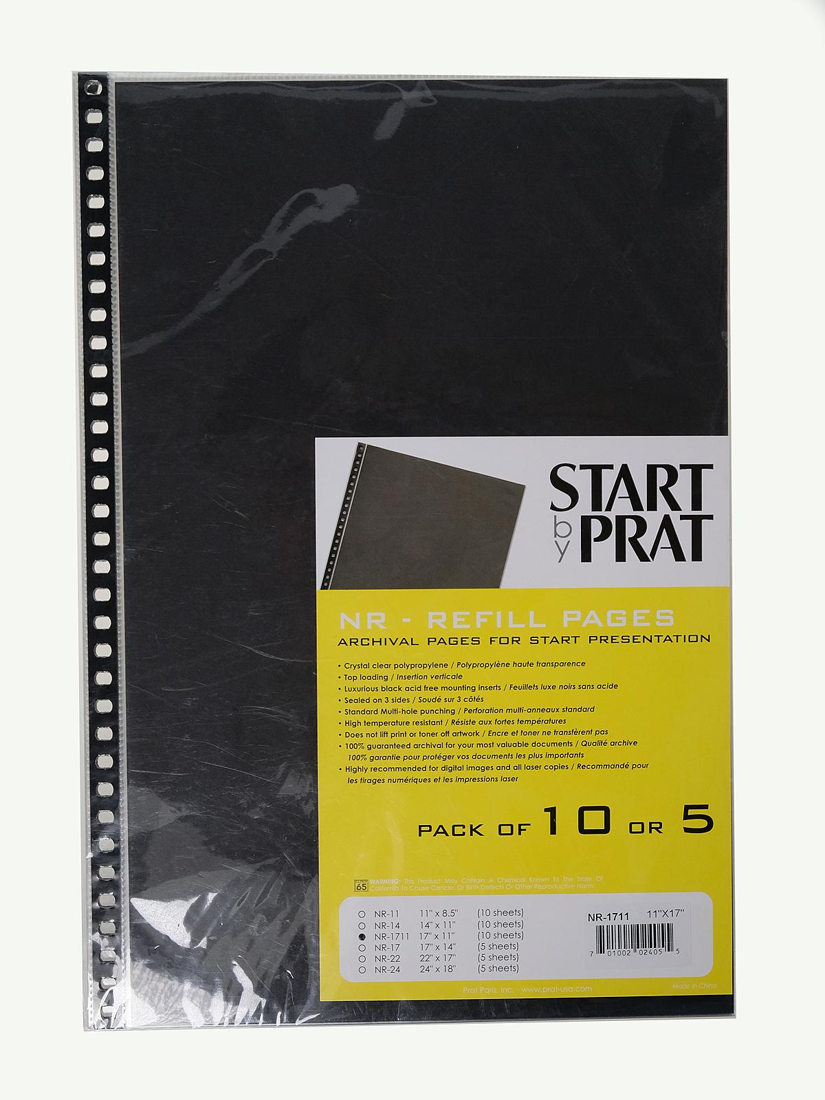 Start Refill Pages top loading 17 in. x 11 in. pack of 5
