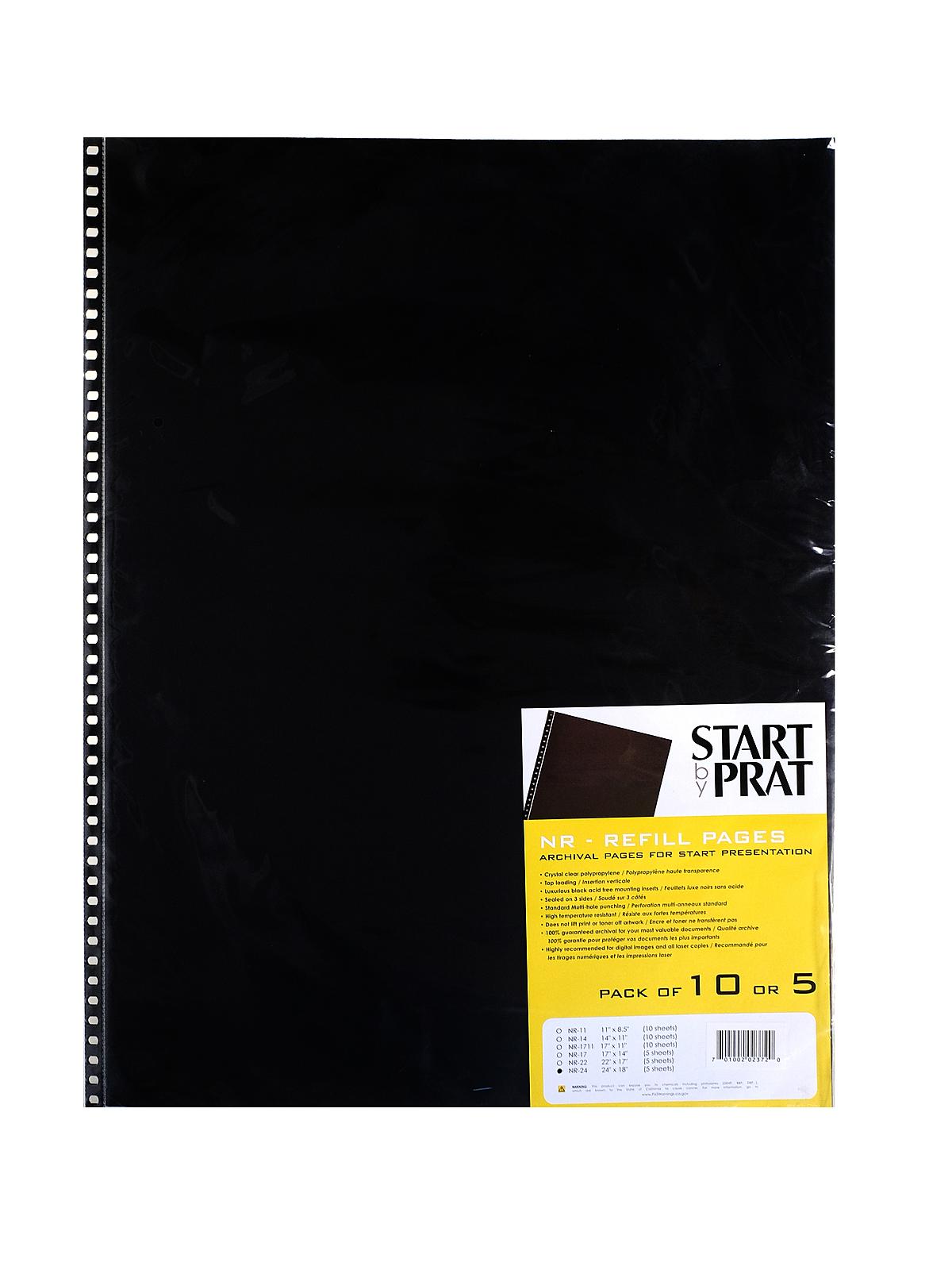 Start Refill Pages top loading 24 in. x 18 in. pack of 5