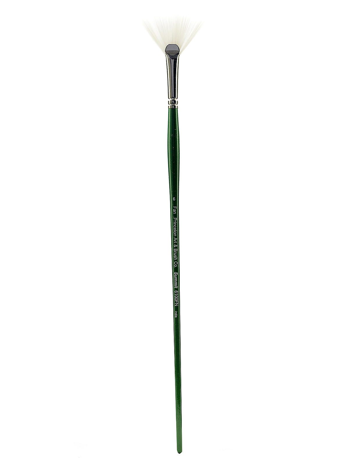 Series 6100 Summit White Synthetic Long Handle Brushes 6 fan