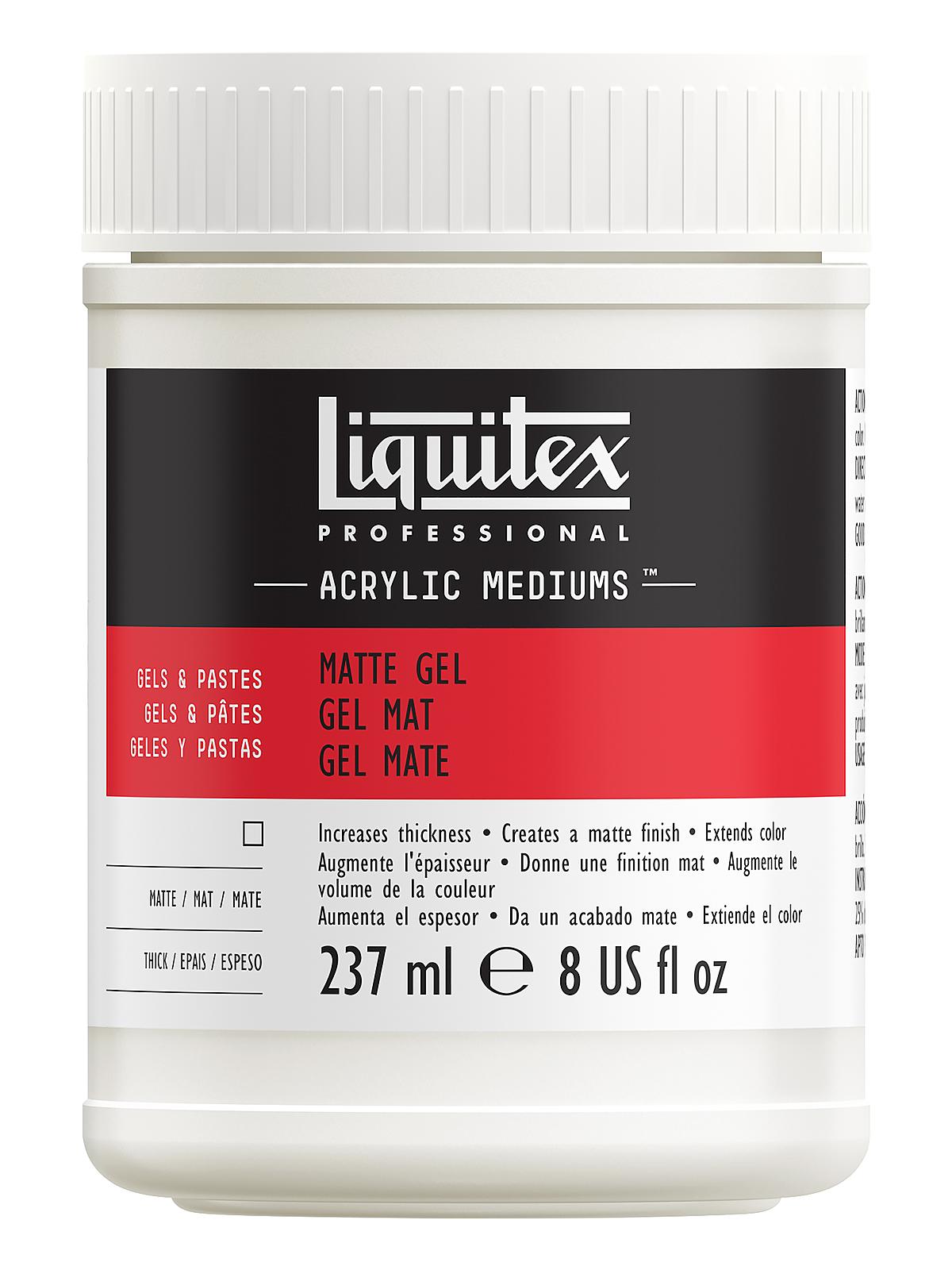 Acrylic Matte Gel Medium 8 oz.