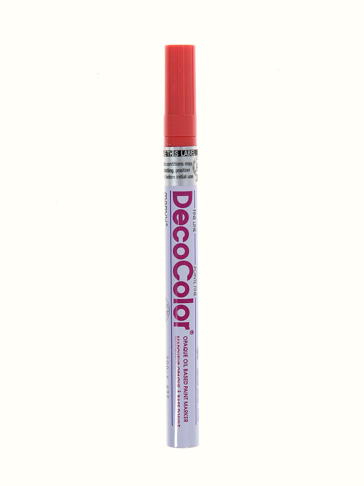 Decocolor Oil-Based Paint Markers Coral Pink Fine