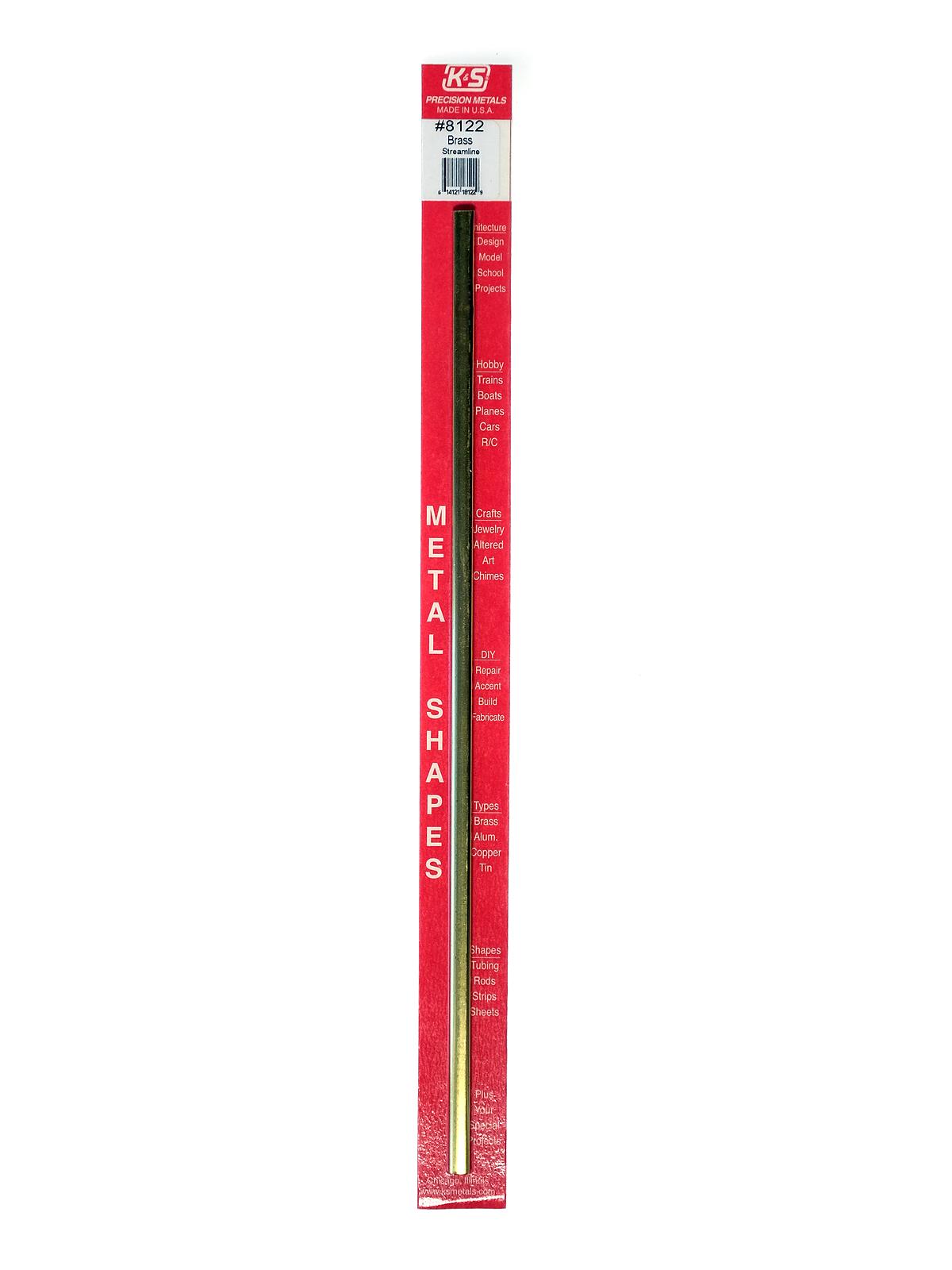 Metal Streamlines brass small 12 in.