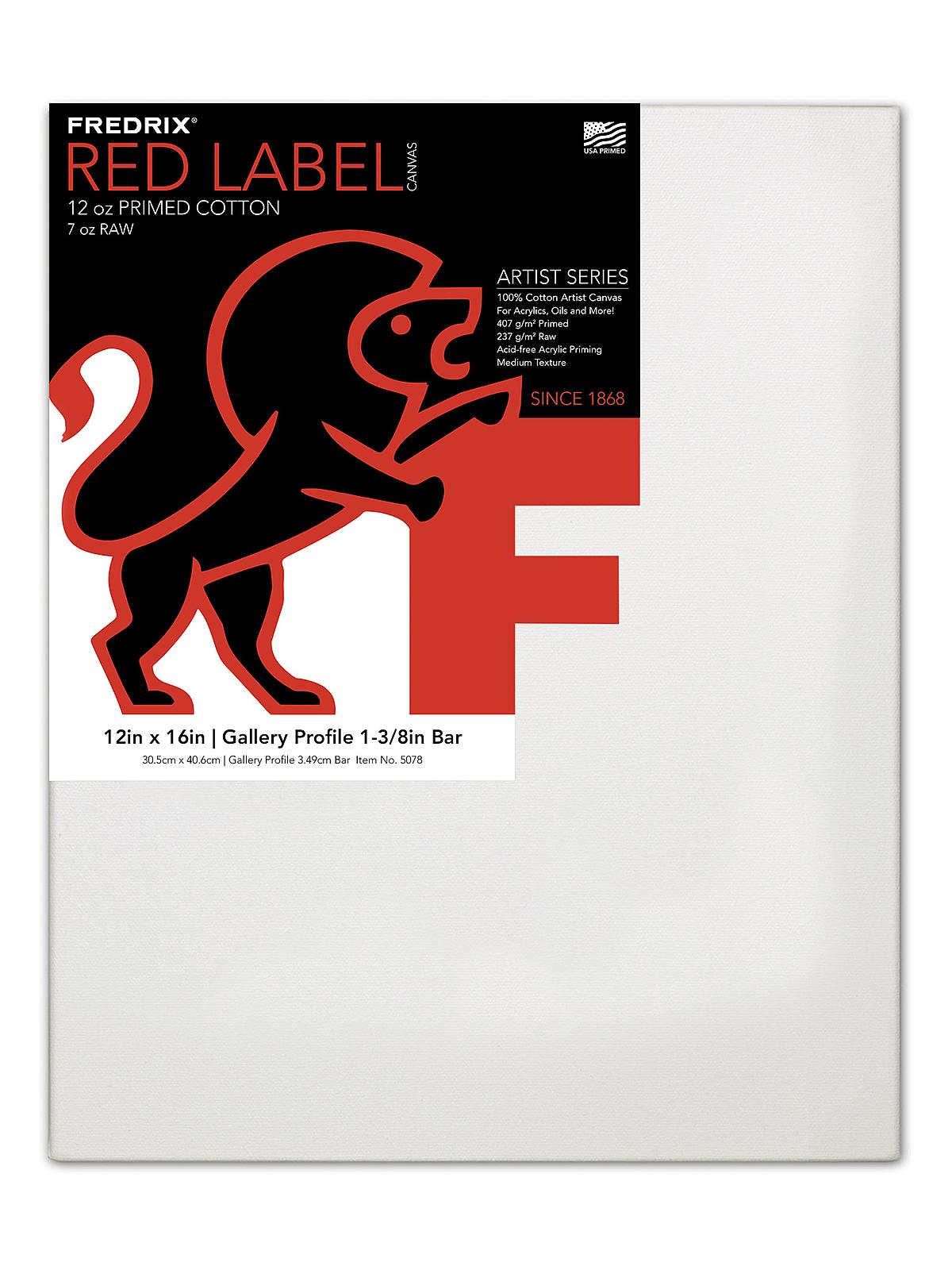 Red Label Gallerywrap Stretched Canvas 12 in. x 16 in. each