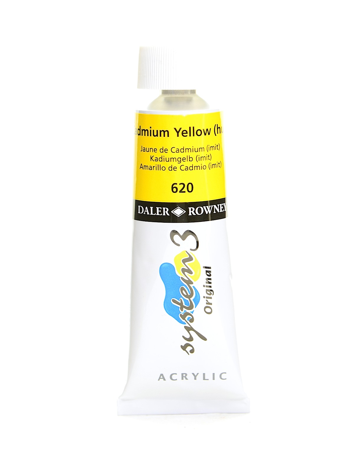 System 3 Acrylic Colour Cadmium Yellow Hue 75 Ml