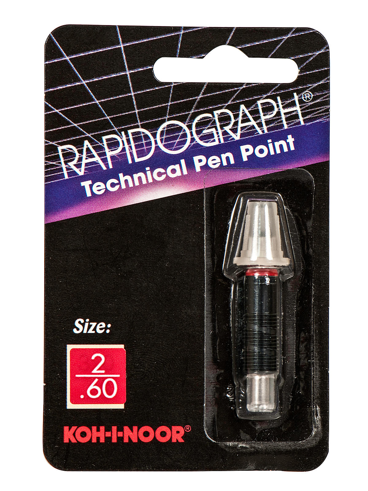 Rapidograph No. 72D Replacement Points 2 0.60 mm