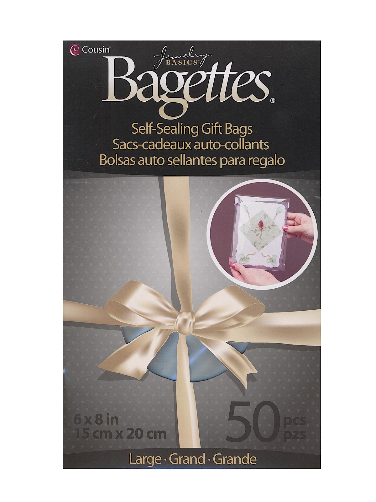 Bagettes Gift Bags 6 In. X 8 In. Box Of 50