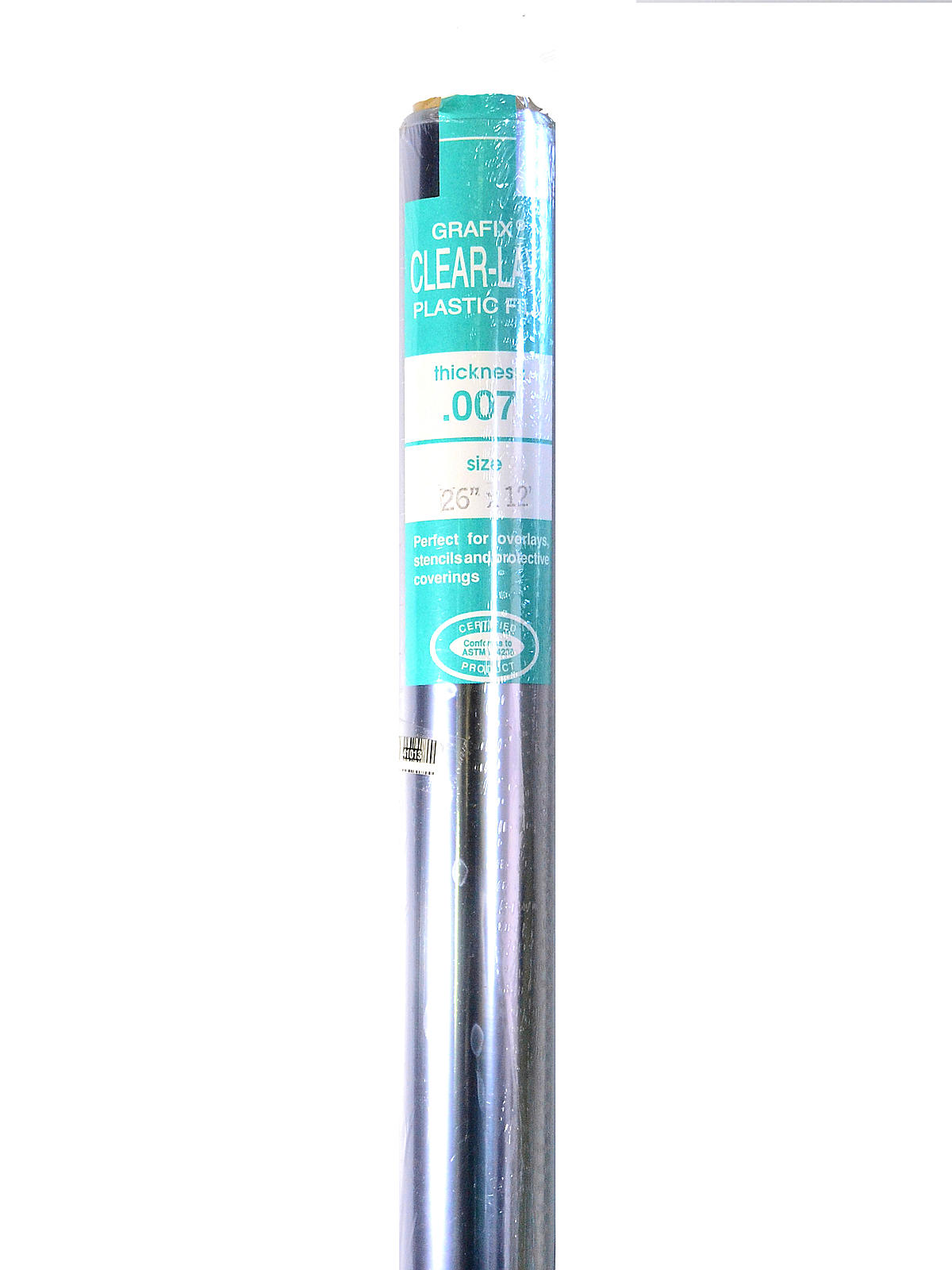 Clear-Lay Plastic Film 0.007 26 in. x 12 ft. roll