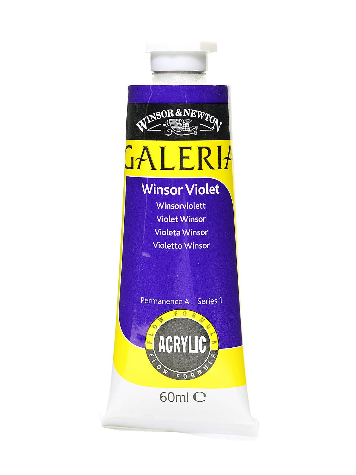 Galeria Flow Formula Acrylic Colours Winsor violet 60 ml 728