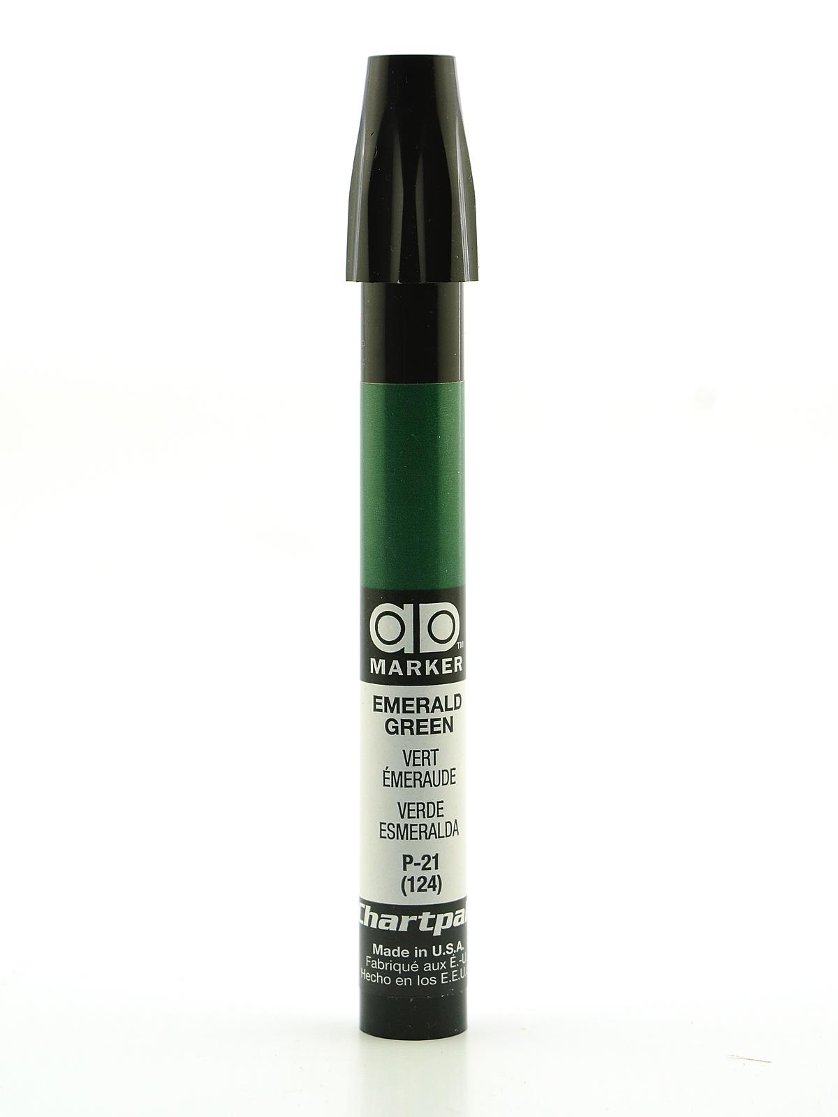 AD Markers emerald green tri-nib