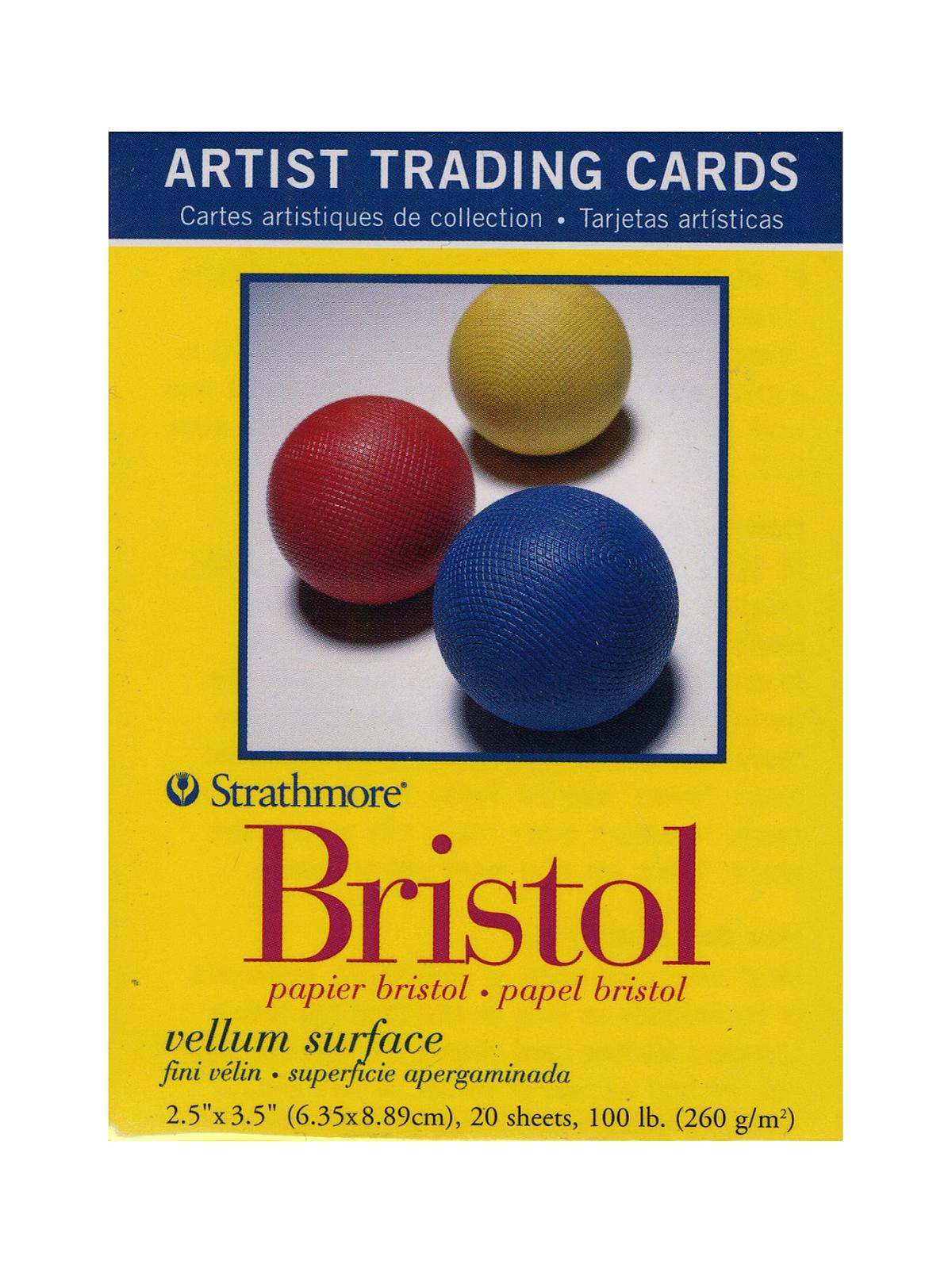 Artist Trading Cards 300 Series Bristol Vellum pack of 20